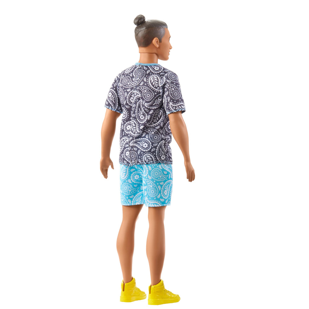 Ken-Puppe, Barbie Fashionistas, Braune Haare Und Paisley-Outfit