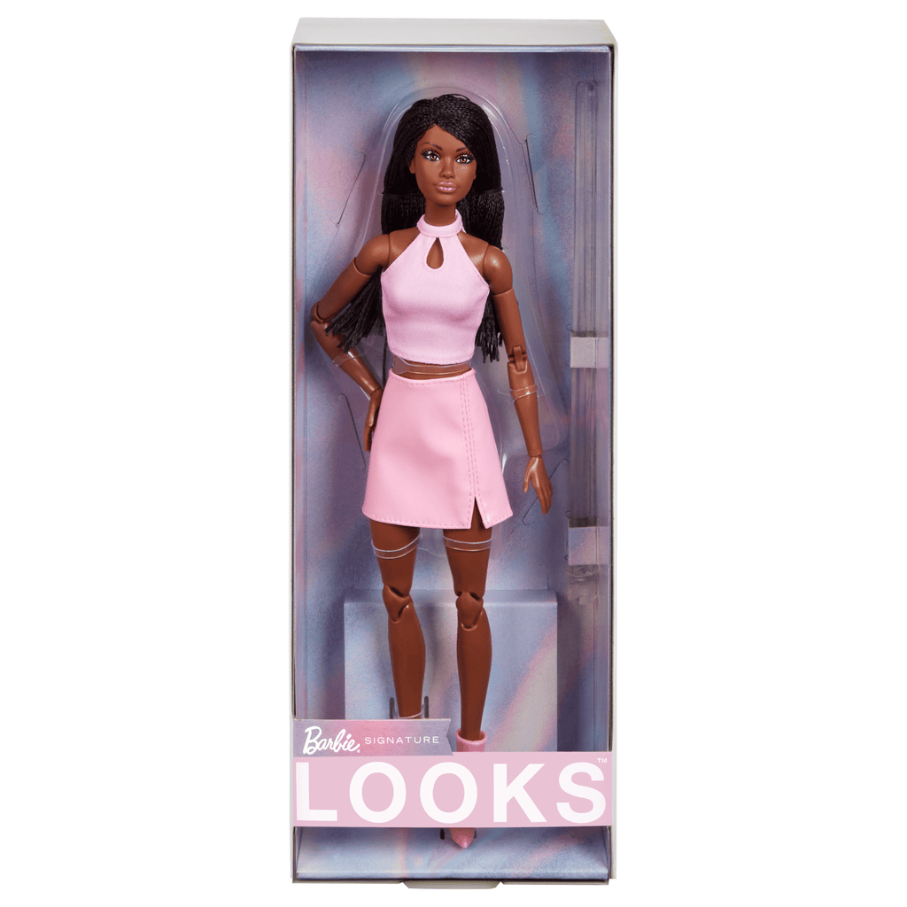 Barbie-Barbie Looks N° 21-Poupée Avec Tresses Brunes Et Tenue An 2000