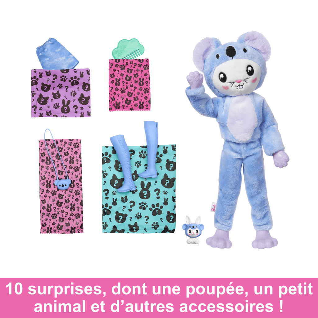 Barbie-Cutie Reveal-Poupée Sur Le Thème Des Costumes, Lapin Koala