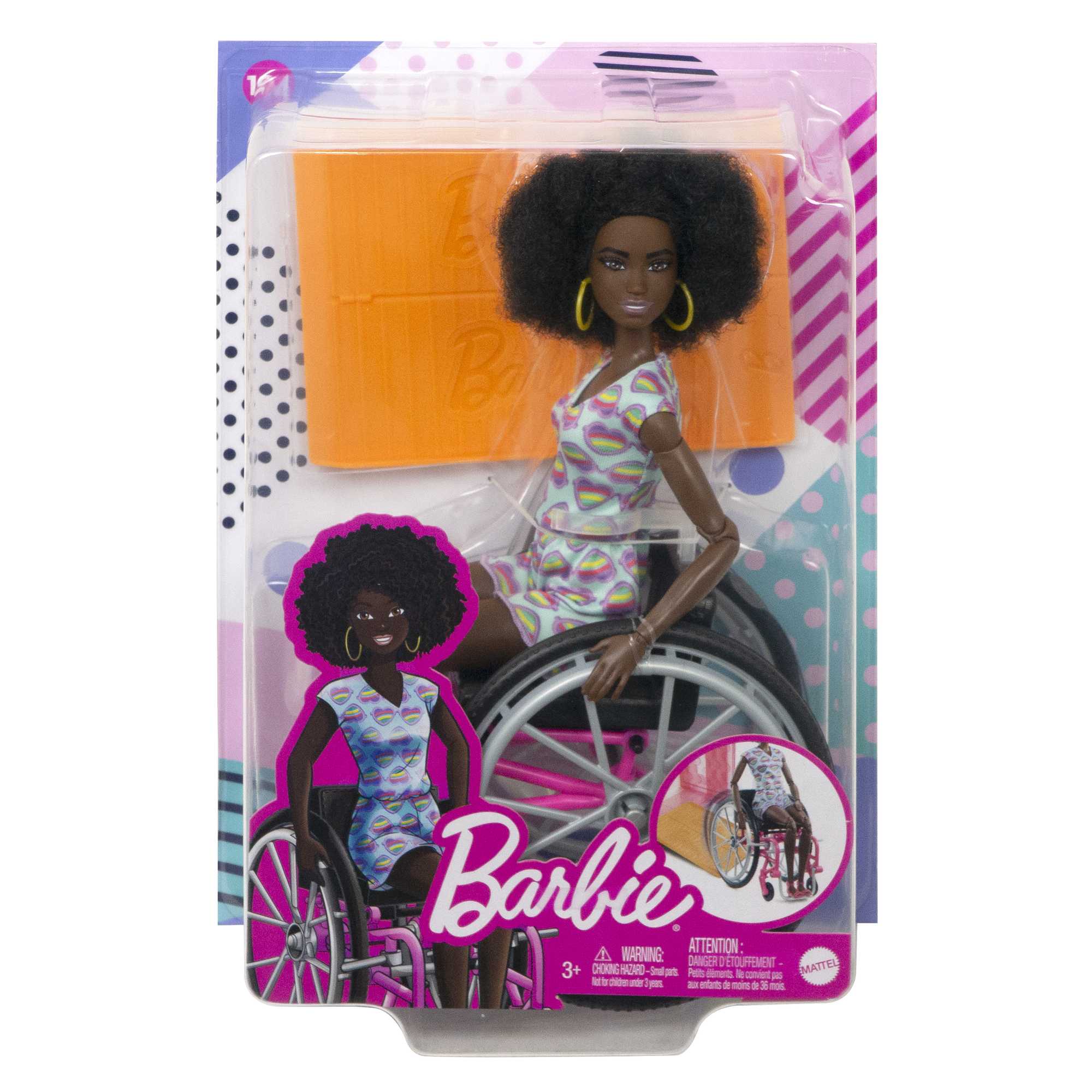 Barbie Doll with Wheelchair and Ramp, Barbie Fashionistas
