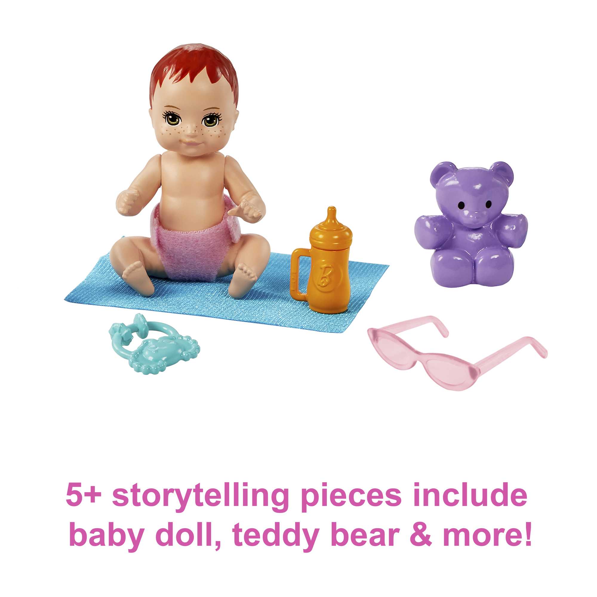 Barbie Skipper Babysitters Inc. Doll & Stroller Playset, For 3 Years & Up