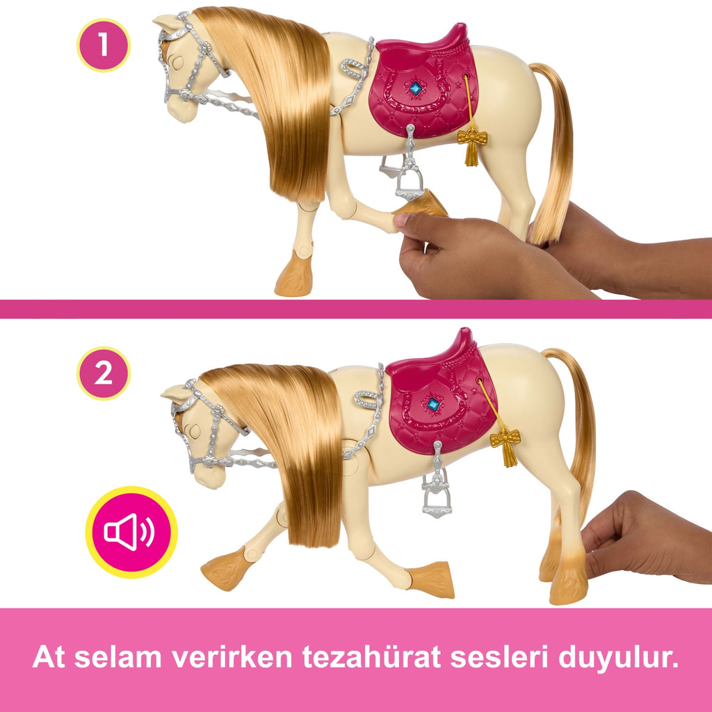 Barbie Gizemleri, Büyük At Kovalamacası ; Sesler, Müzikler Ve Aksesuarlara Sahip Etkileşimli Oyuncak At