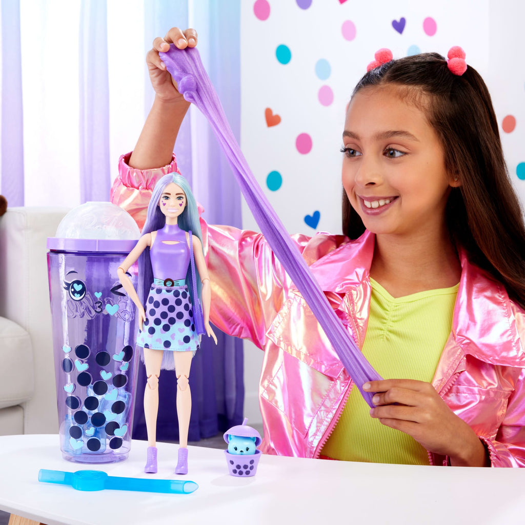 Barbie Pop Reveal Serie Bubble Tea, Bambola E Accessori, Set Con Bambola Taro Milk Profumata Alla Moda