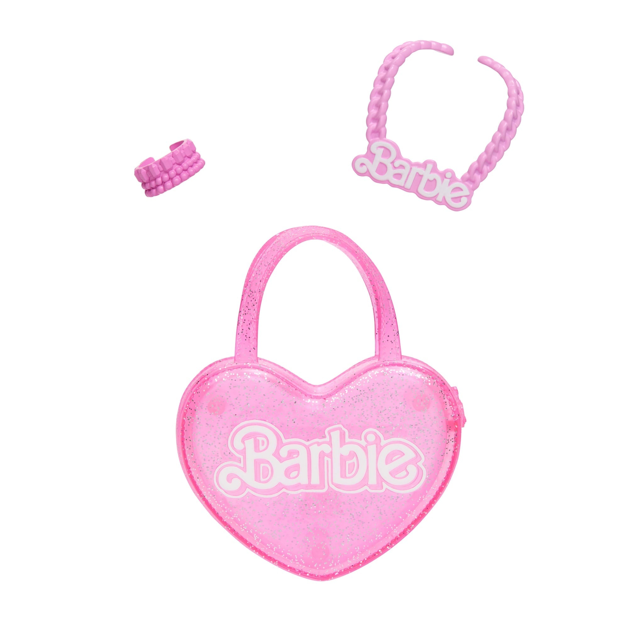 Muñeca De Moda Barbie De 71,1Cm Con Ropa Intercambiable Y Accesorios, Collar Y Bolso