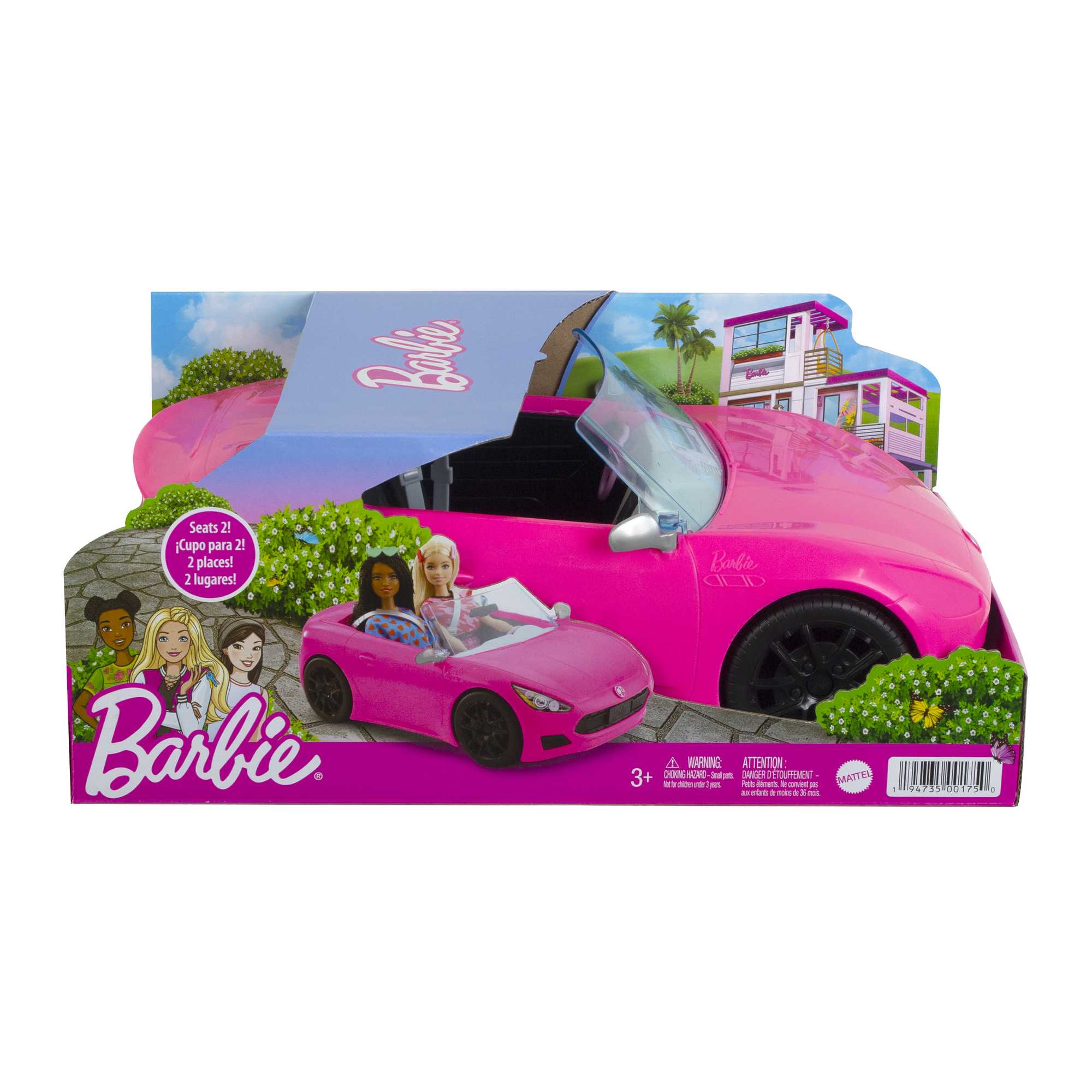 Barbie Auto Cabrio (Pink), Puppenauto, Zubehör