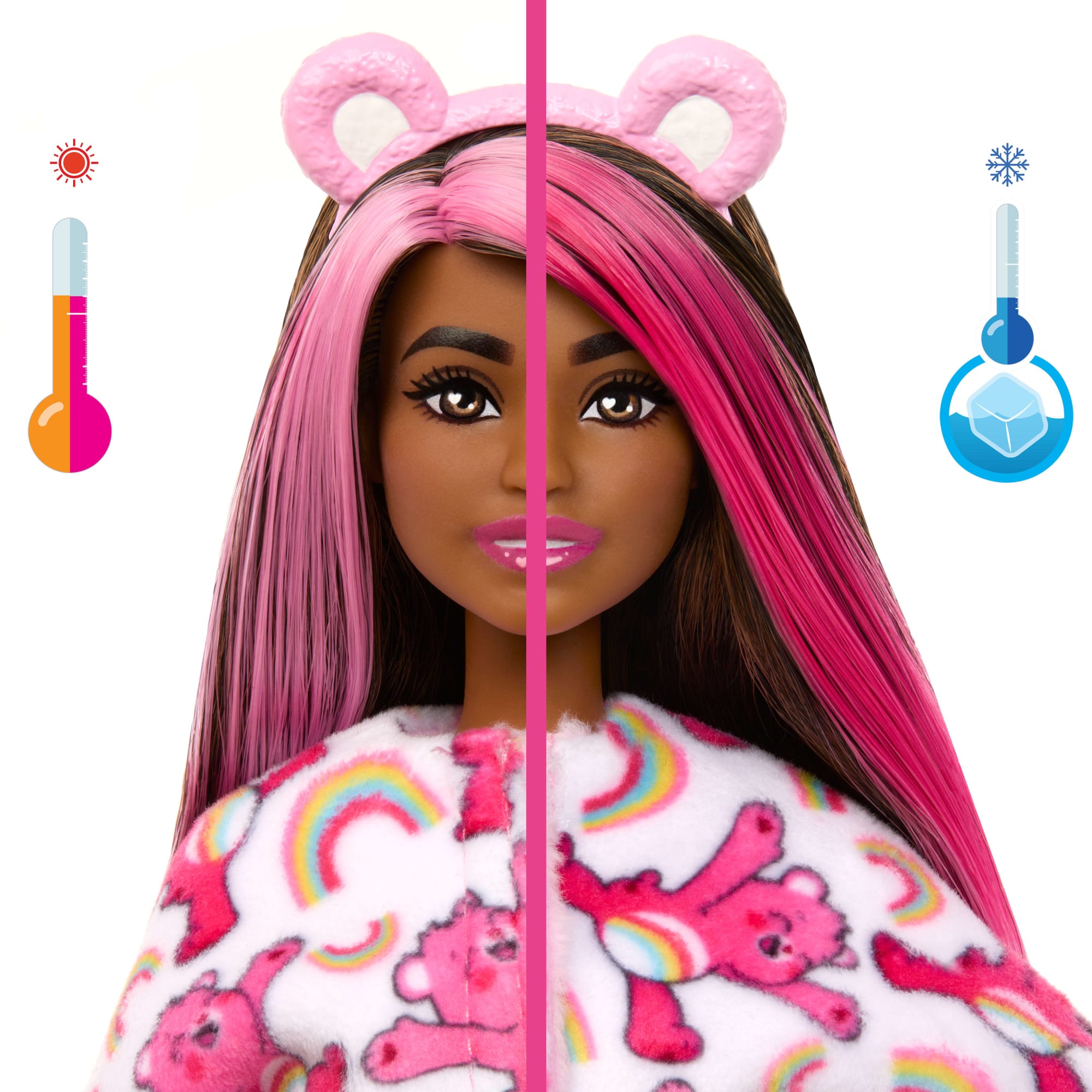 Pelüş Neşeli Ayıcık Kostümü Giyen Barbie Cutie Reveal Sevimli Ayıcıklar Serisi Bebek, Aksesuarlar Ve 10 Sürpriz