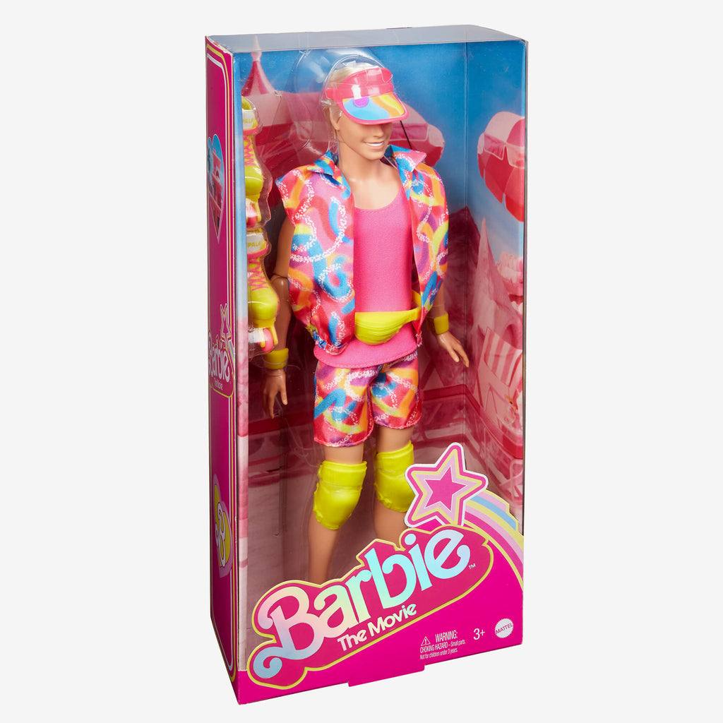 Barbie Le Film Poupée Ken Du Film Poupée Ken De Collection Portant Une Tenue De Patinage Rétro Et Des Rollers