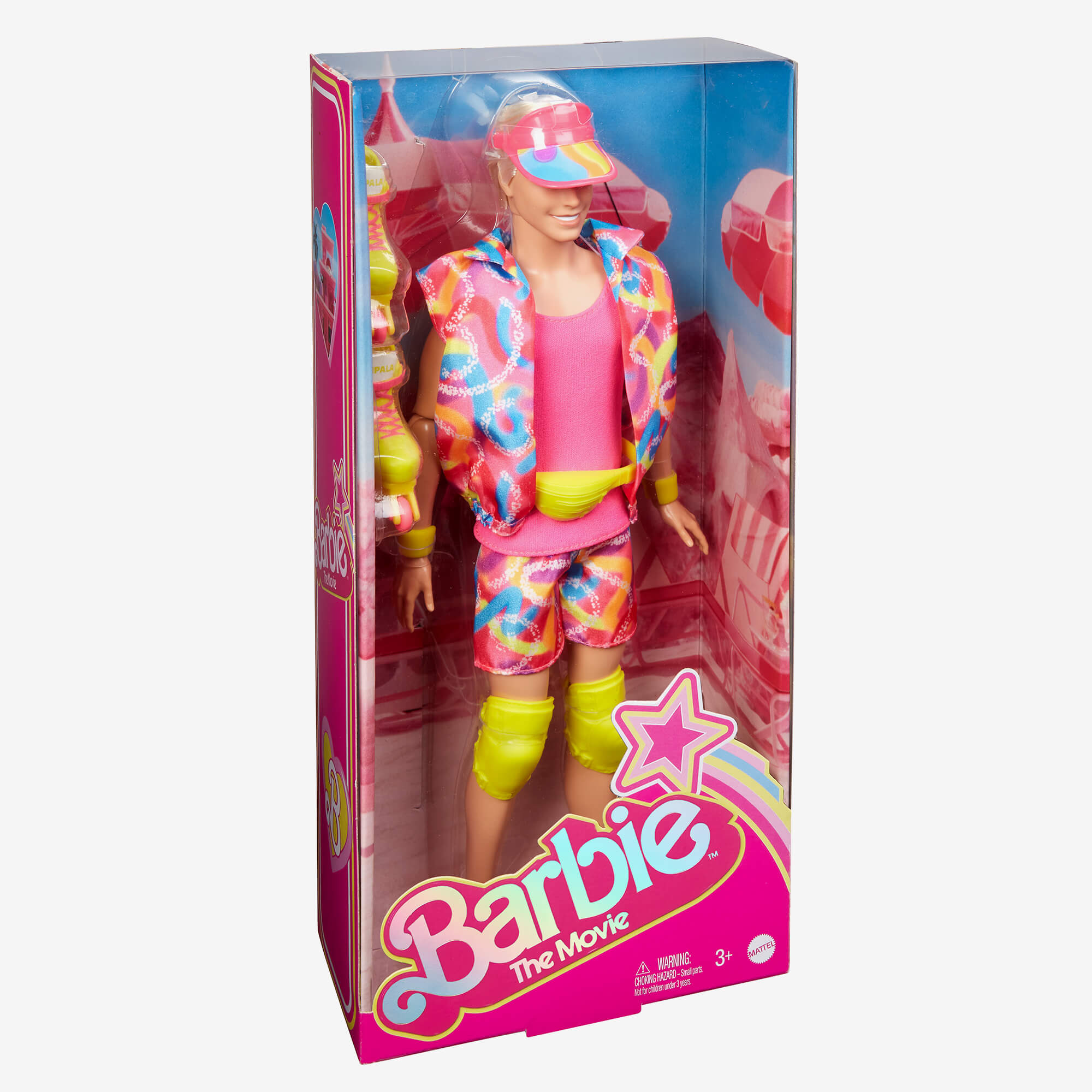 Barbie Le Film Poupée Ken Du Film Poupée Ken De Collection Portant Une Tenue De Patinage Rétro Et Des Rollers