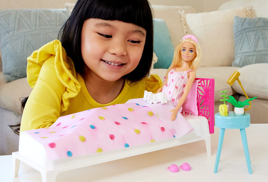 Conjunto De Muñeca Y Dormitorio De Barbie | Muebles De Barbie | Mattel