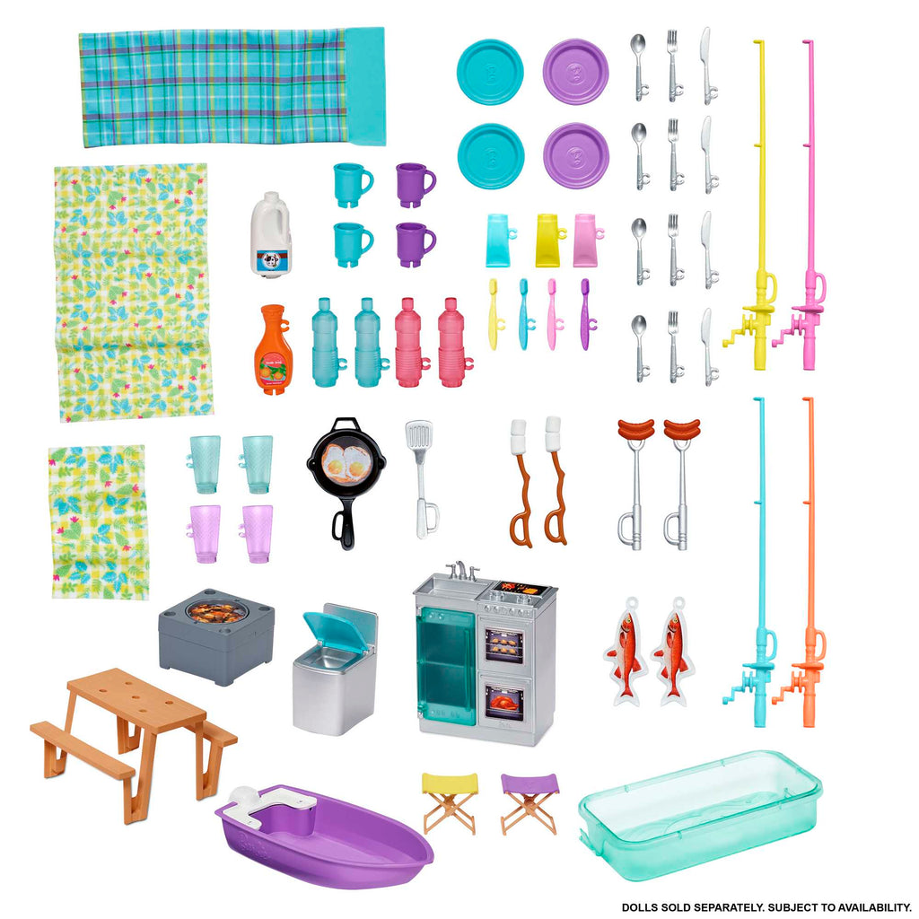 Barbie - Camping-Car De Rêve 3-En-1 - Véhicule Pour Poupée Mannequin - 3 Ans Et +