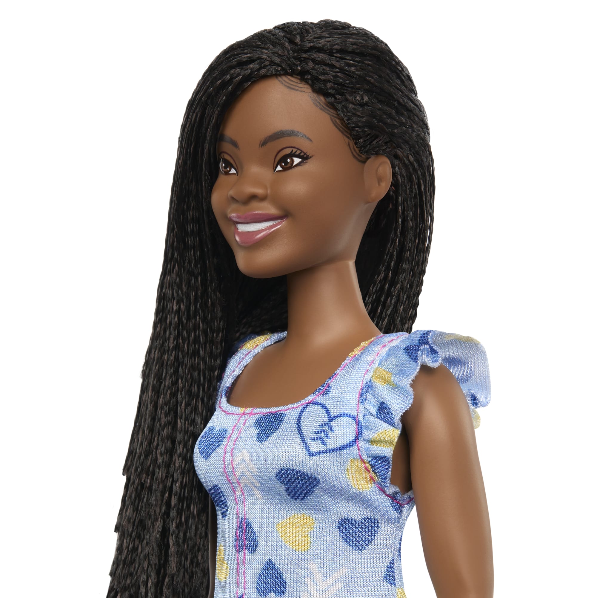 Barbie Fashionistas Puppe Nr. 229, Barbie-Puppe Mit Down-Syndrom in Herzchenkleid