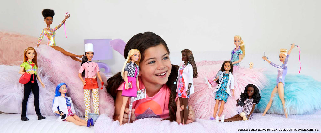 Barbie Career Doll & Accessories Wearing Professional Outfits (Styles May Vary)
