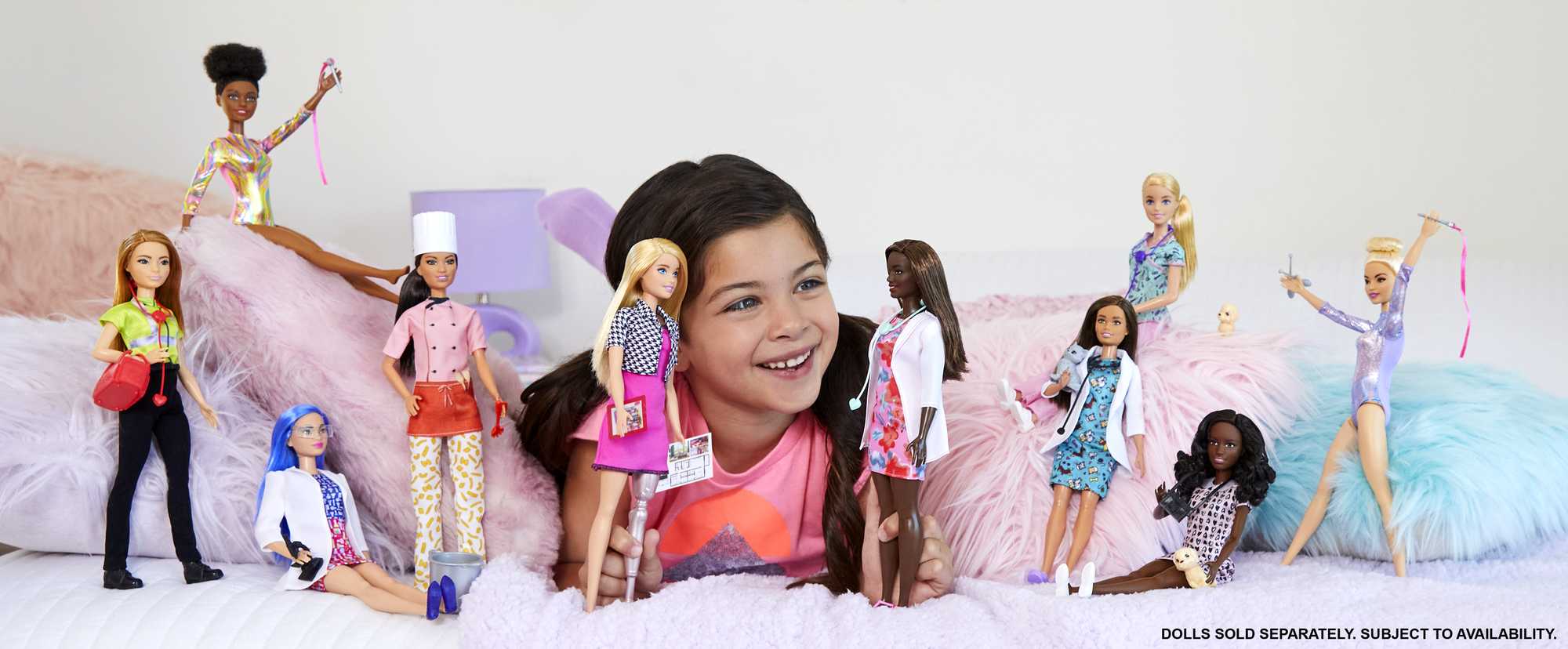 Barbie Career Doll & Accessories Wearing Professional Outfits (Styles May Vary)
