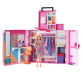 Barbie - Poupée Et Coffret Dressing Deluxe - Poupée Mannequin - 3 Ans Et +