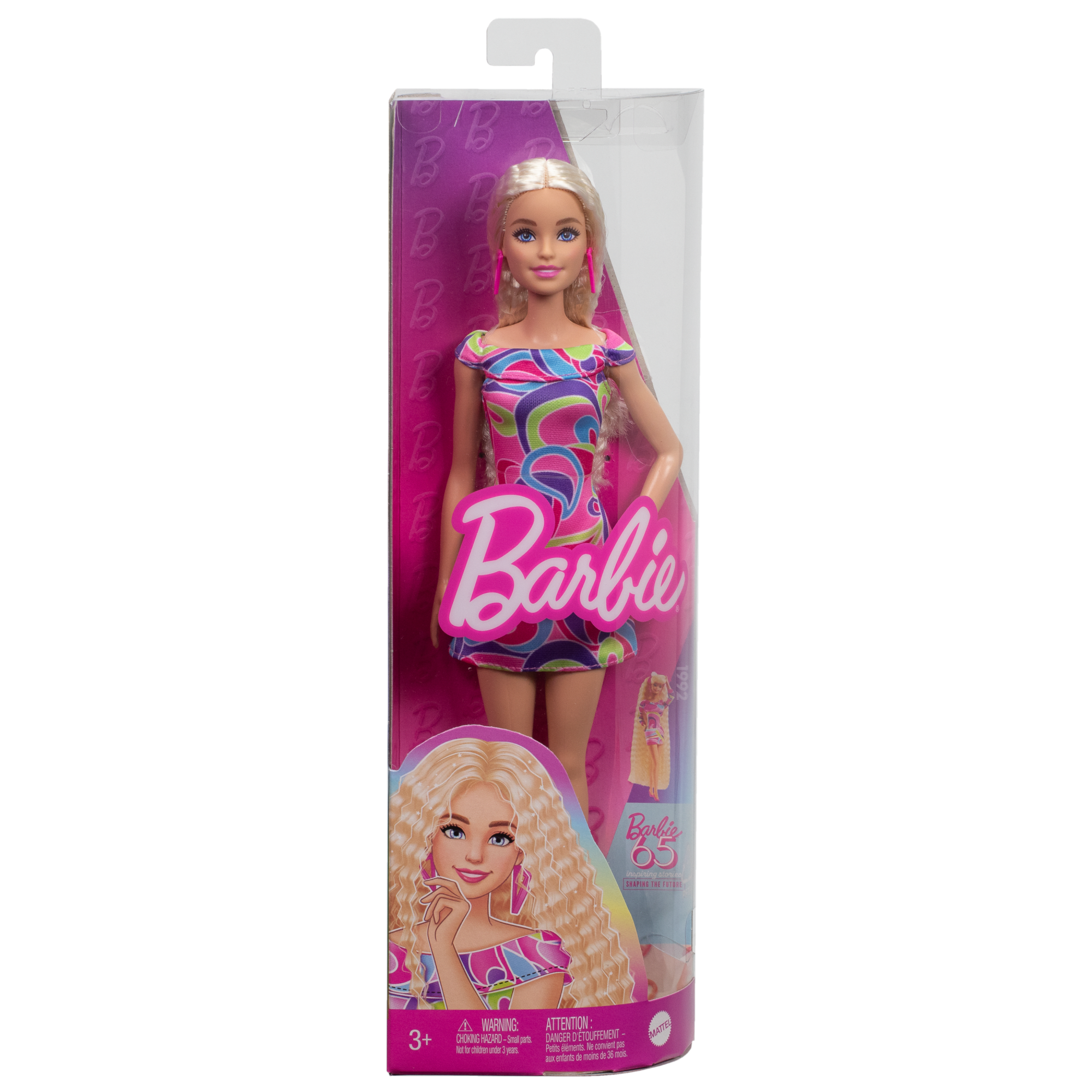 Κούκλα Barbie Fashionistas #223, Ξανθιά, Εμπνευσμένη Από Την Κούκλα Totally Hair, 65Η Επέτειος