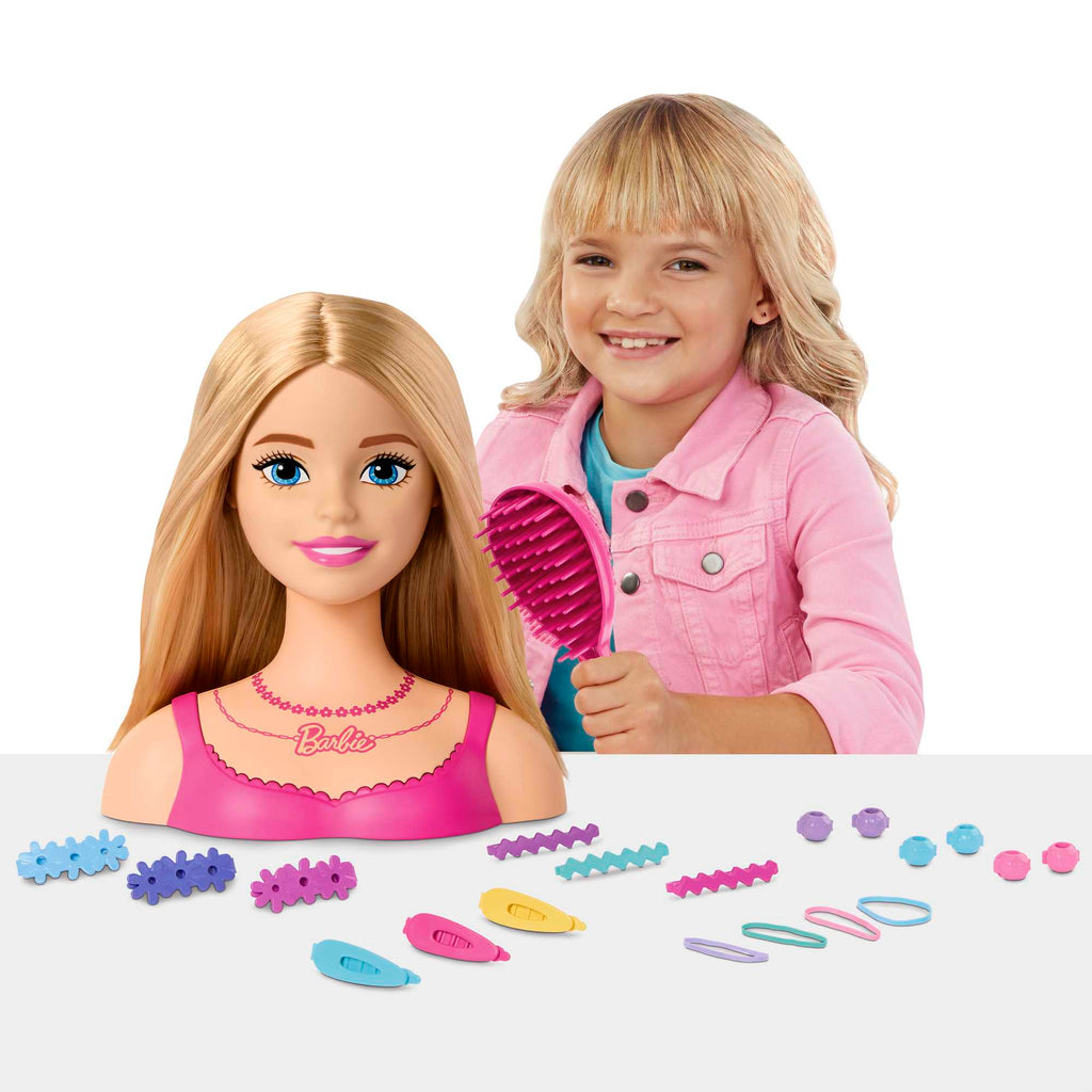Μοντέλο Ομορφιάς Barbie, Ξανθά Μαλλιά Με 20 Χρωματιστά Αξεσουάρ