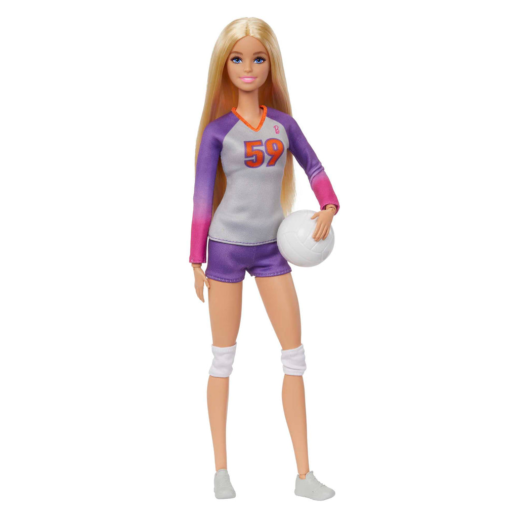 Barbie-Métiers-Poupée Barbie Articulée Joueuse De Volleyball