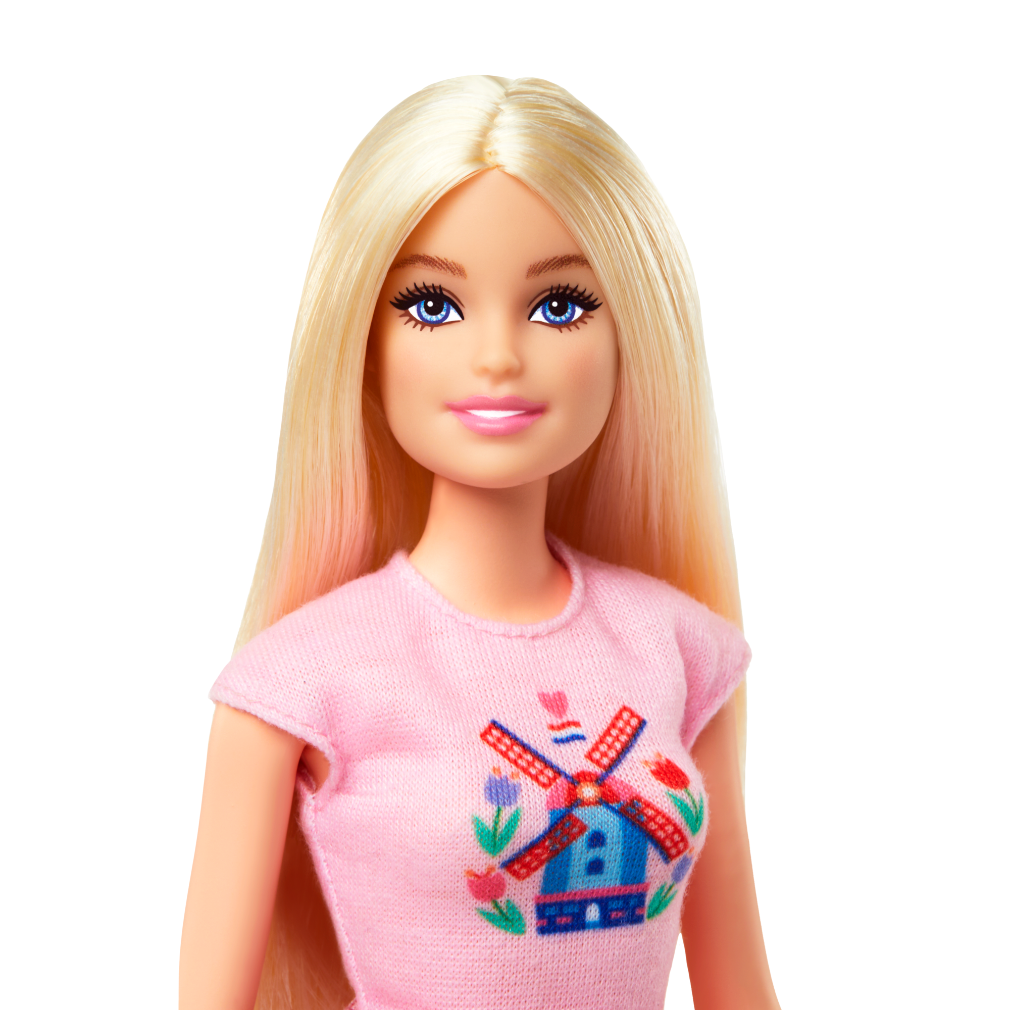 Conjunto De Muñeca De Pink Passport De Barbie De Holanda Con Bicicleta, Ropa Y Accesorios De Pícnic