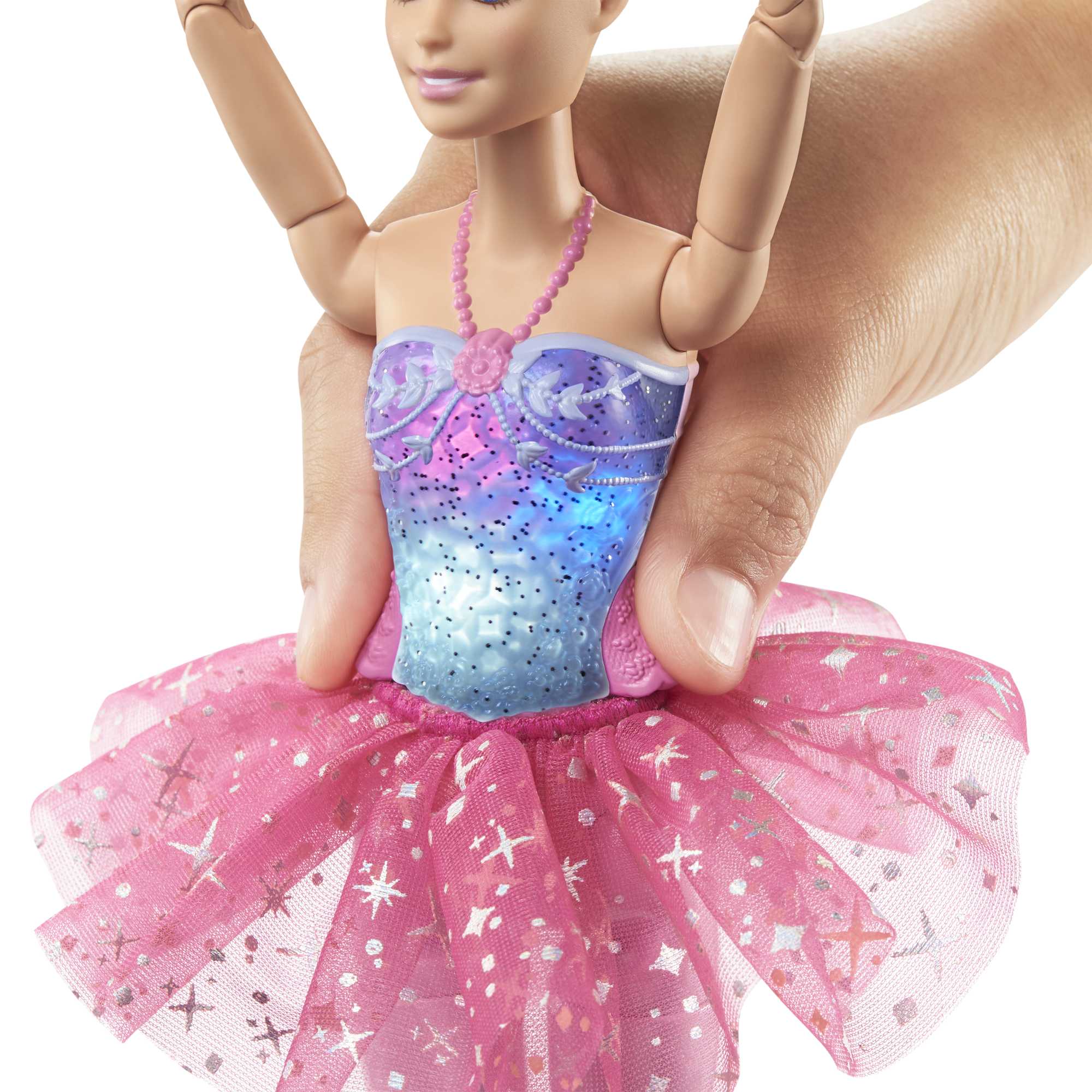 Barbie-Dreamtopia Ballerine Lumières Scintillantes-Poupée Blonde