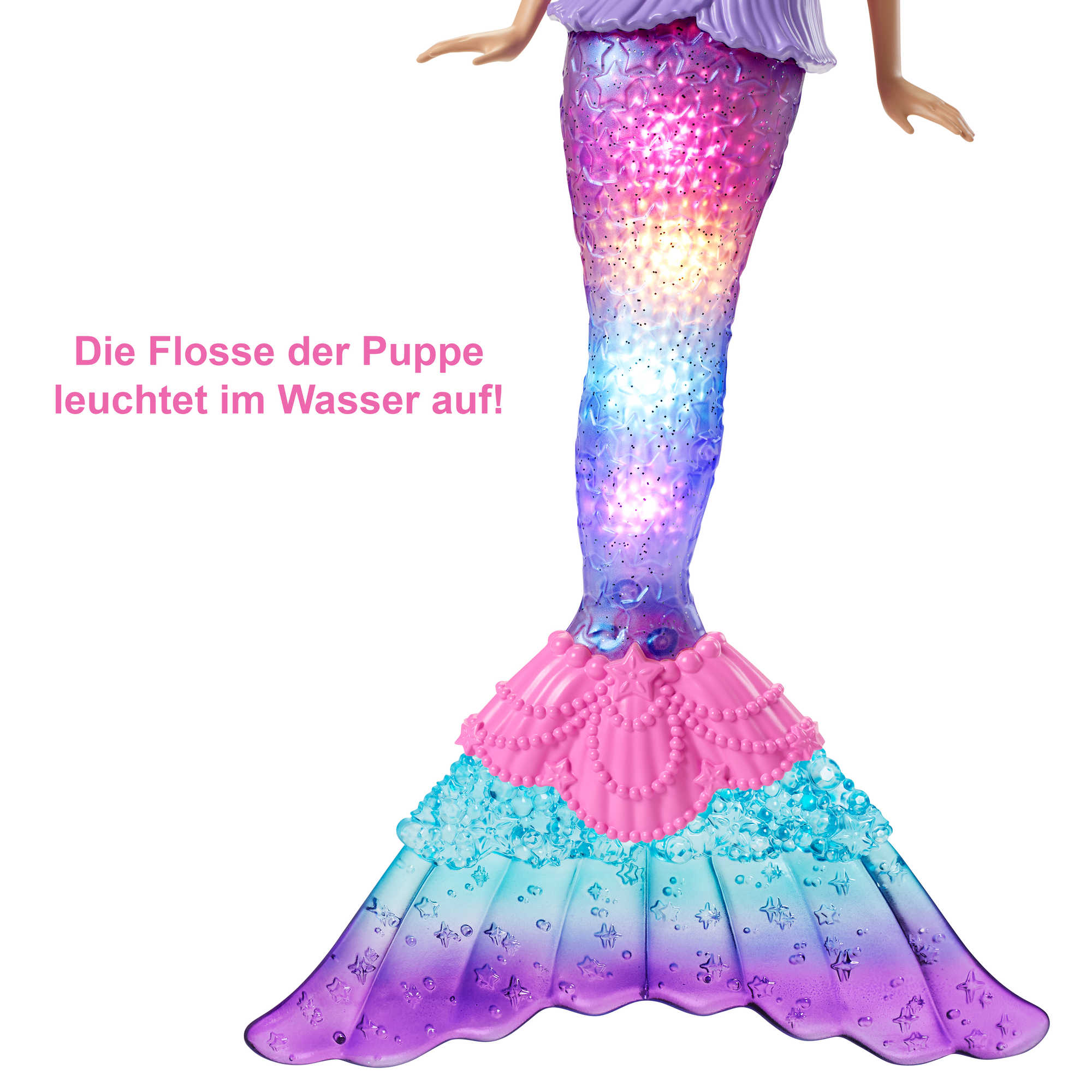 Barbie Zauberlicht Meerjungfrau Puppe (Leuchtet), Barbie Dreamtopia