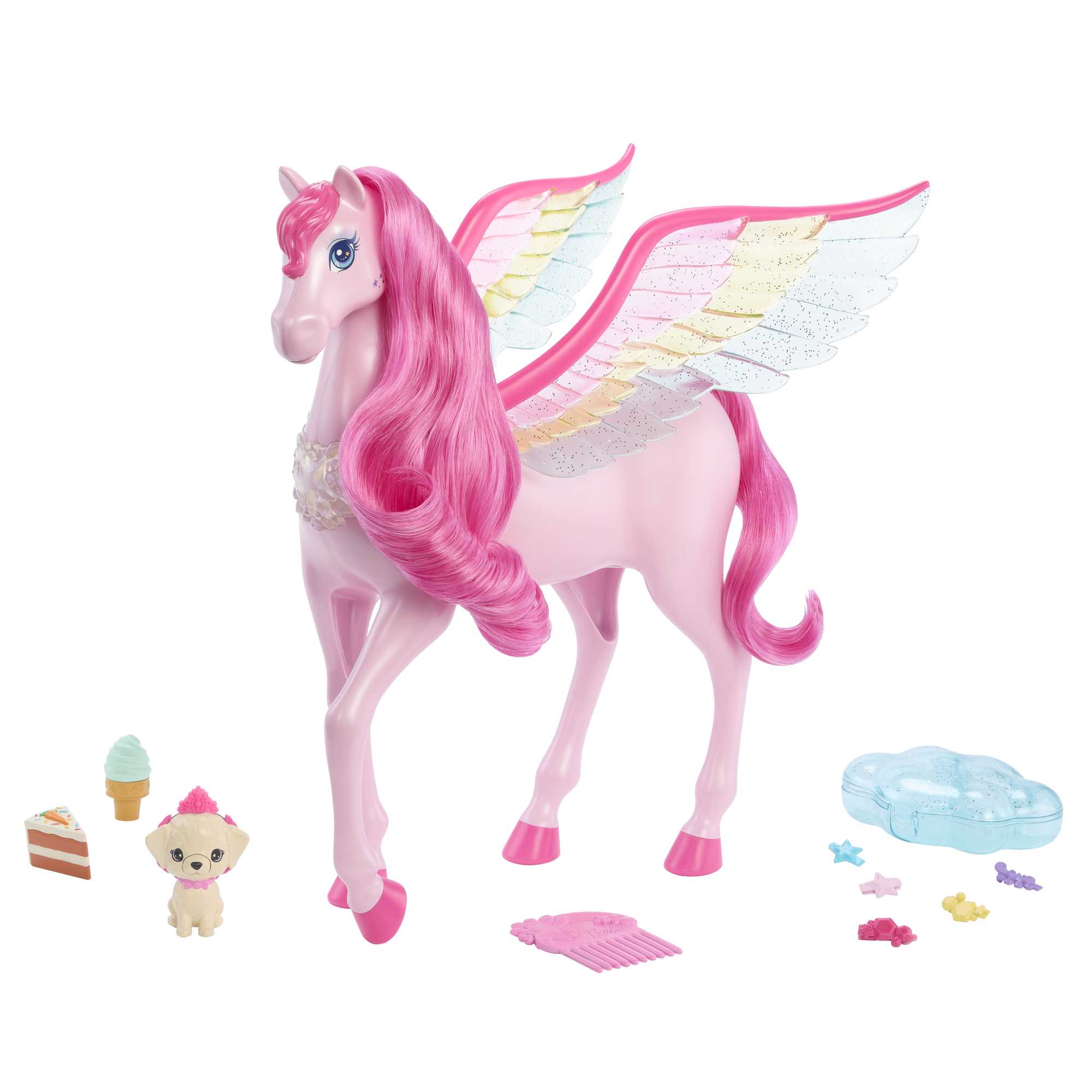 Barbie – Barbie Une Touche De Magie – Coffret Pégase Sons Et Lumières