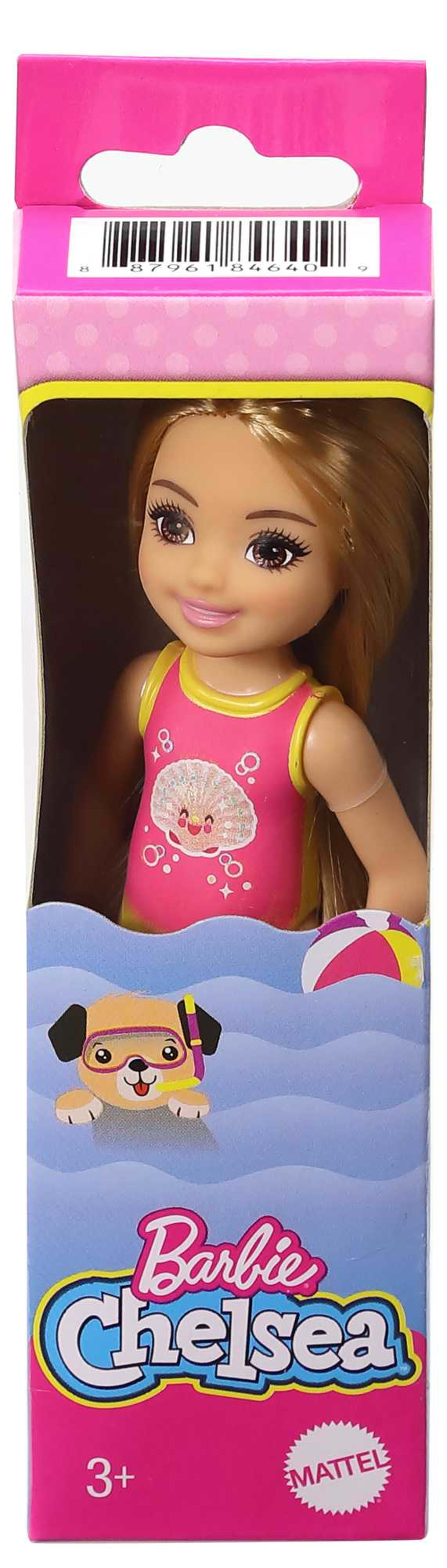 Bambola Chelsea Di Barbie Club Beach, 15 Cm