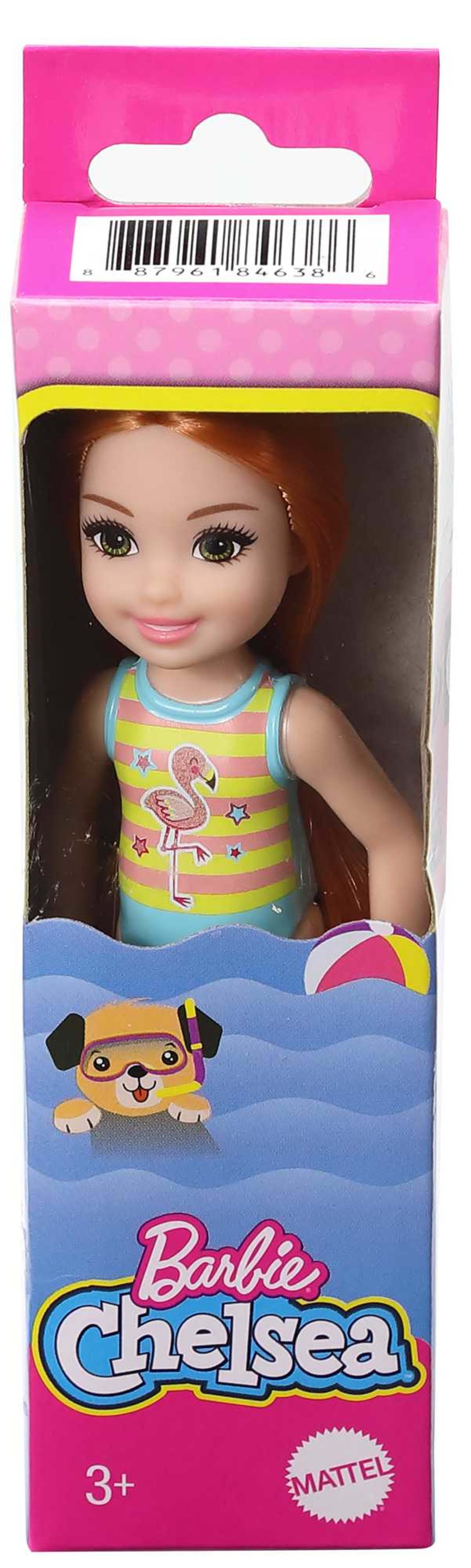Bambola Chelsea Di Barbie Club Beach, 15 Cm