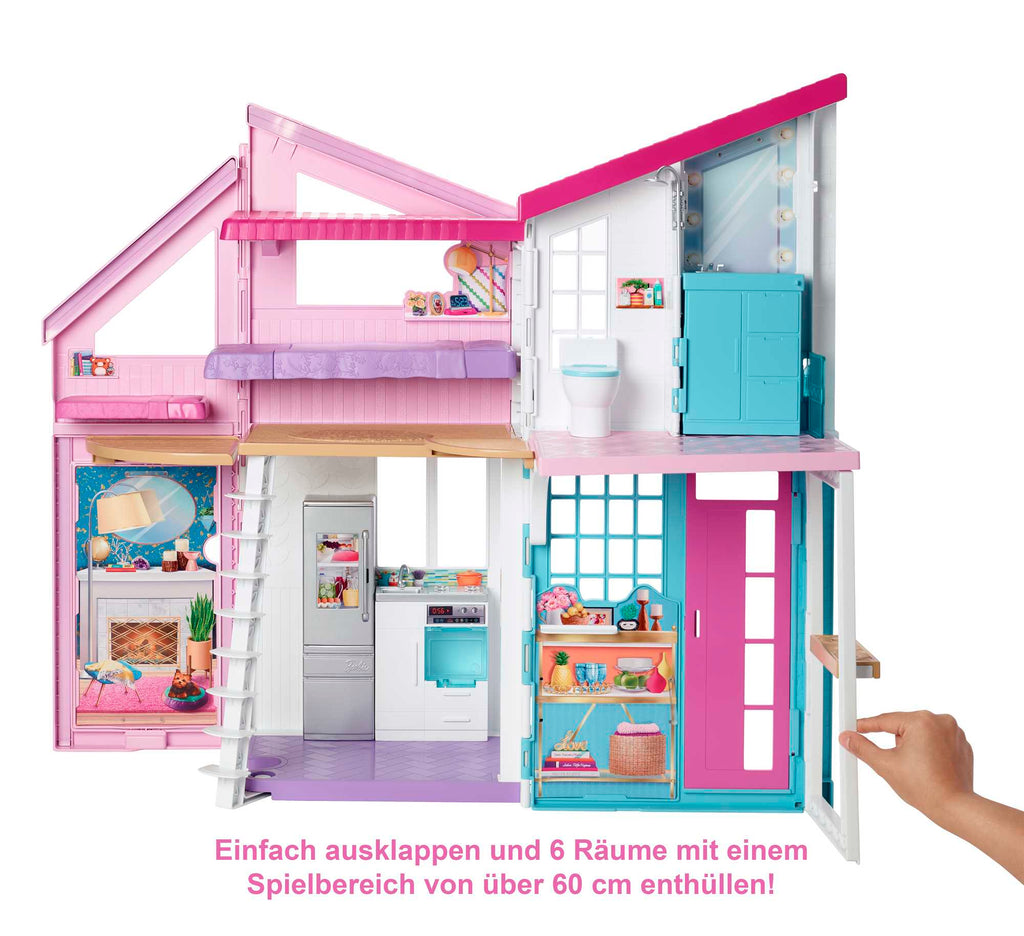 Barbie Malibu Haus, Puppenhaus, Barbie Stadthaus Mit Zubehör