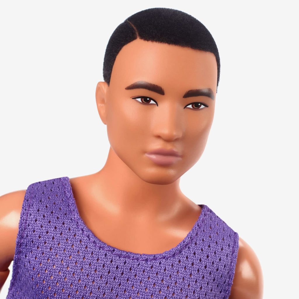 Barbie - Barbie Ken Barbie Looks Cheveux Bruns Tenue Color Block - Poupée Mannequin - 3 Ans Et +