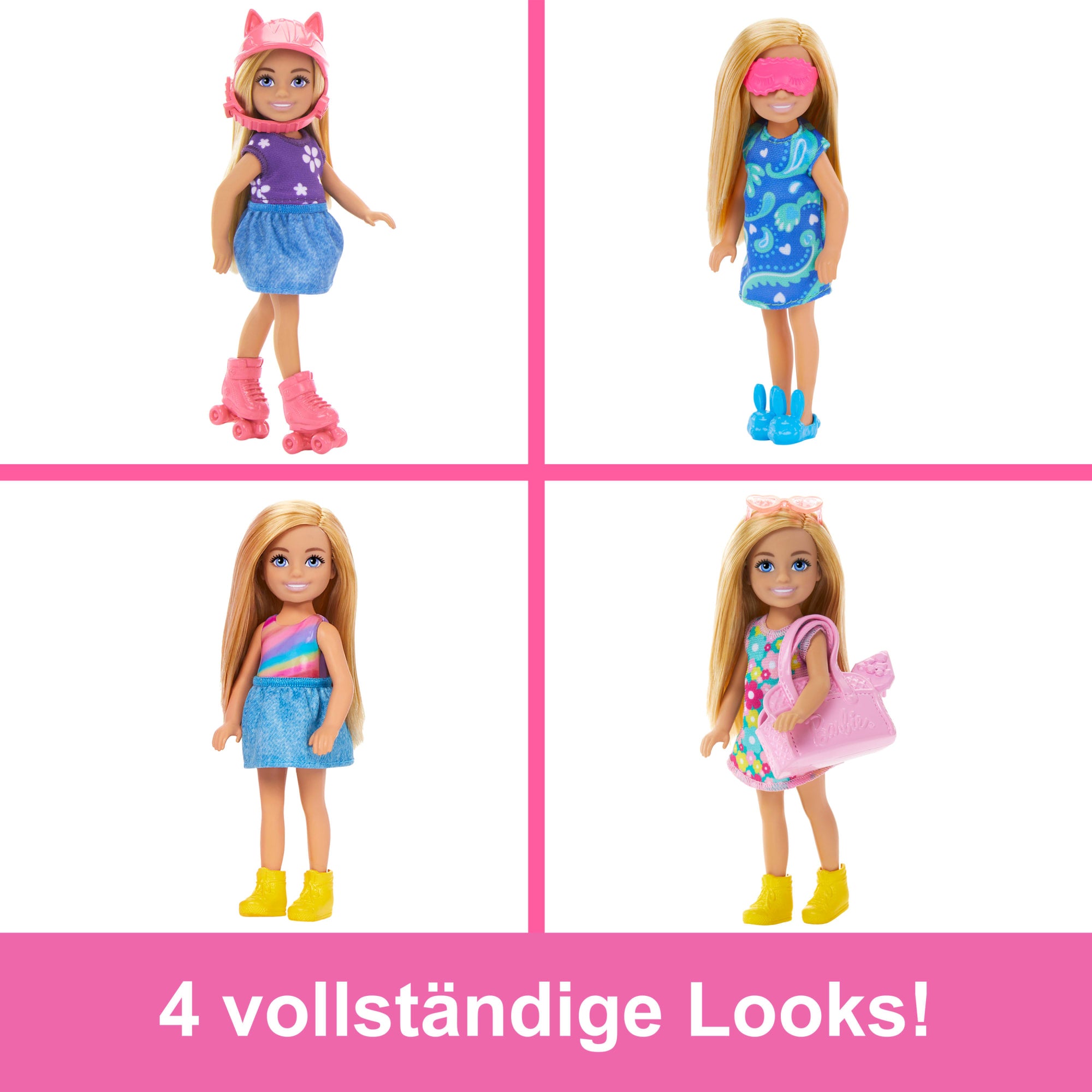 Barbie Chelsea Puppe Und Kleiderschrank-Spielset Mit Kleidung Und Accessoires