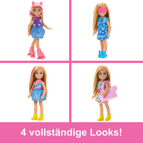 Barbie Chelsea Puppe Und Kleiderschrank-Spielset Mit Kleidung Und Accessoires