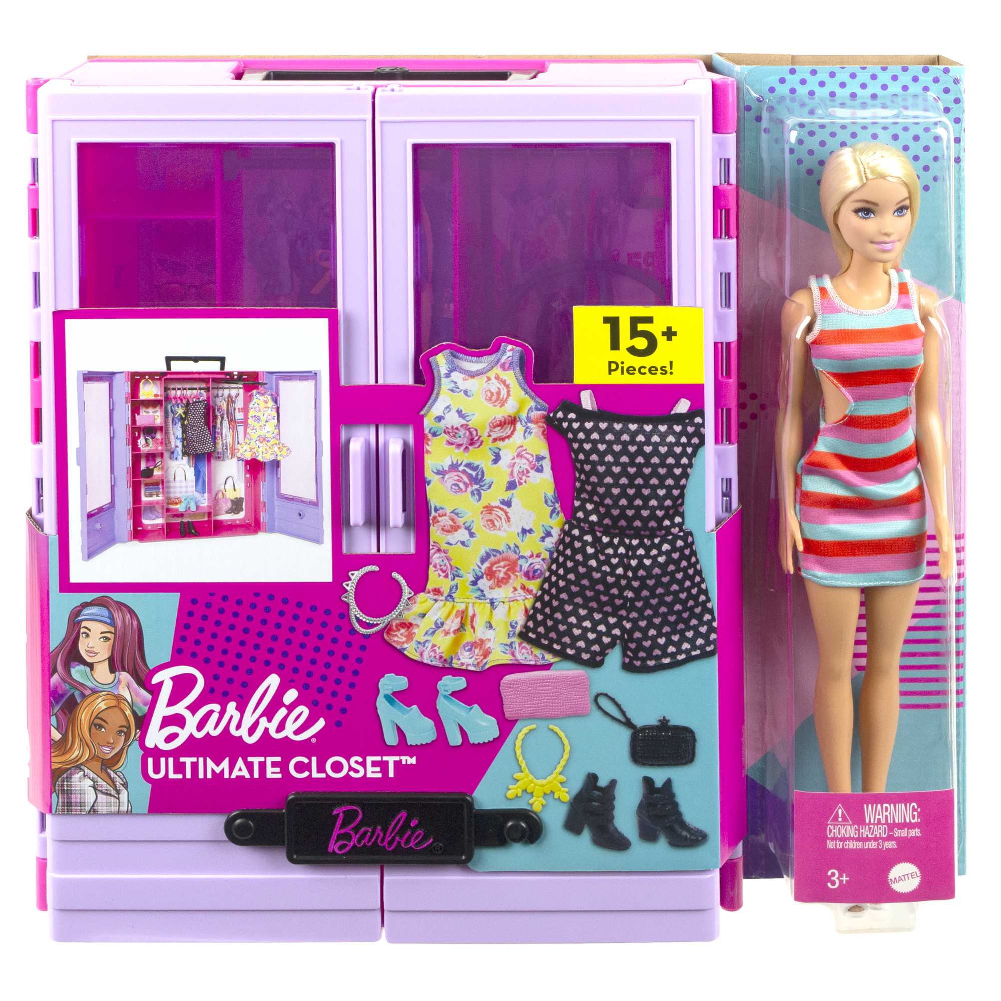 Barbie-Le Dressing De Rêve De Barbie-Coffret Poupée Et Accessoires