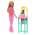 Barbie Kinderärztin-Puppe Mit Blonder Modepuppe, 1 Baby-Patientenpuppe, Möbel Und Zubehör