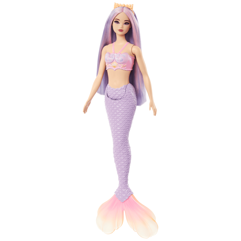 Barbie Syrenka Lalka Fioletowy Ogon