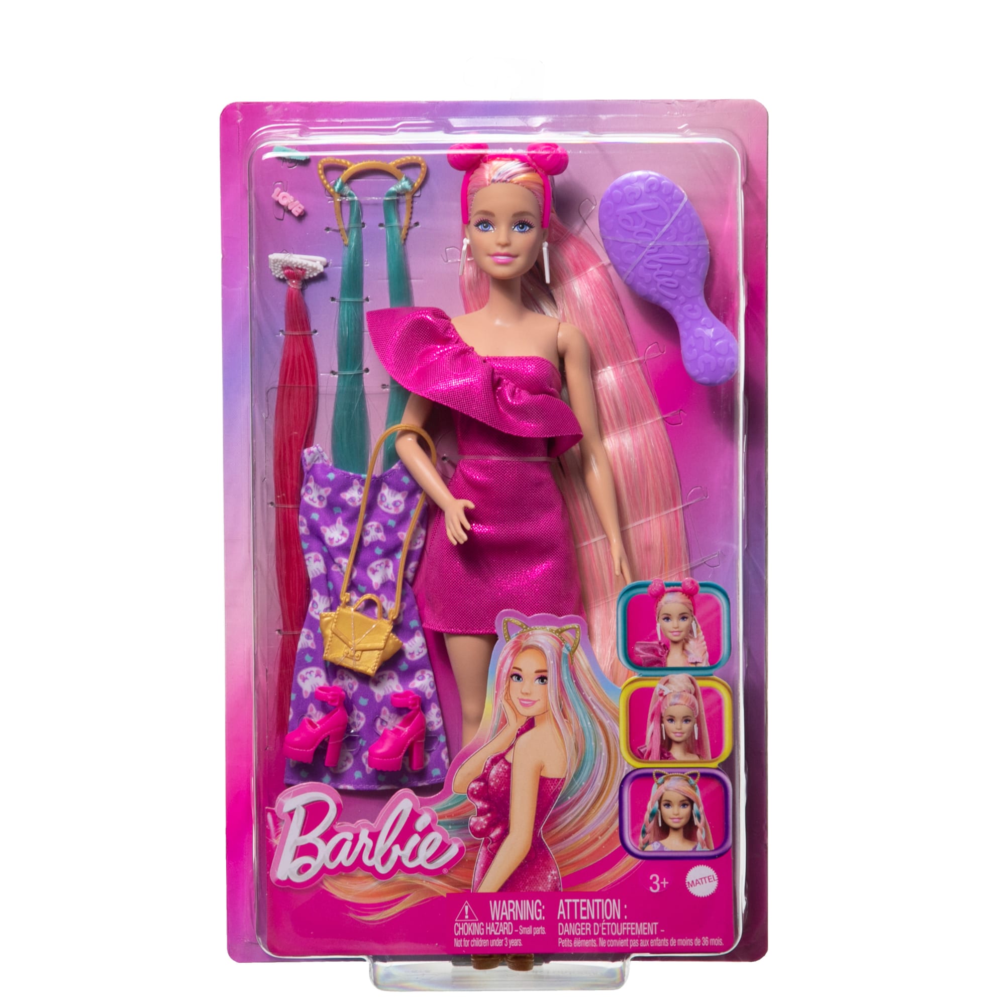 Barbie Zabawa włosami Lalka z akcesoriami