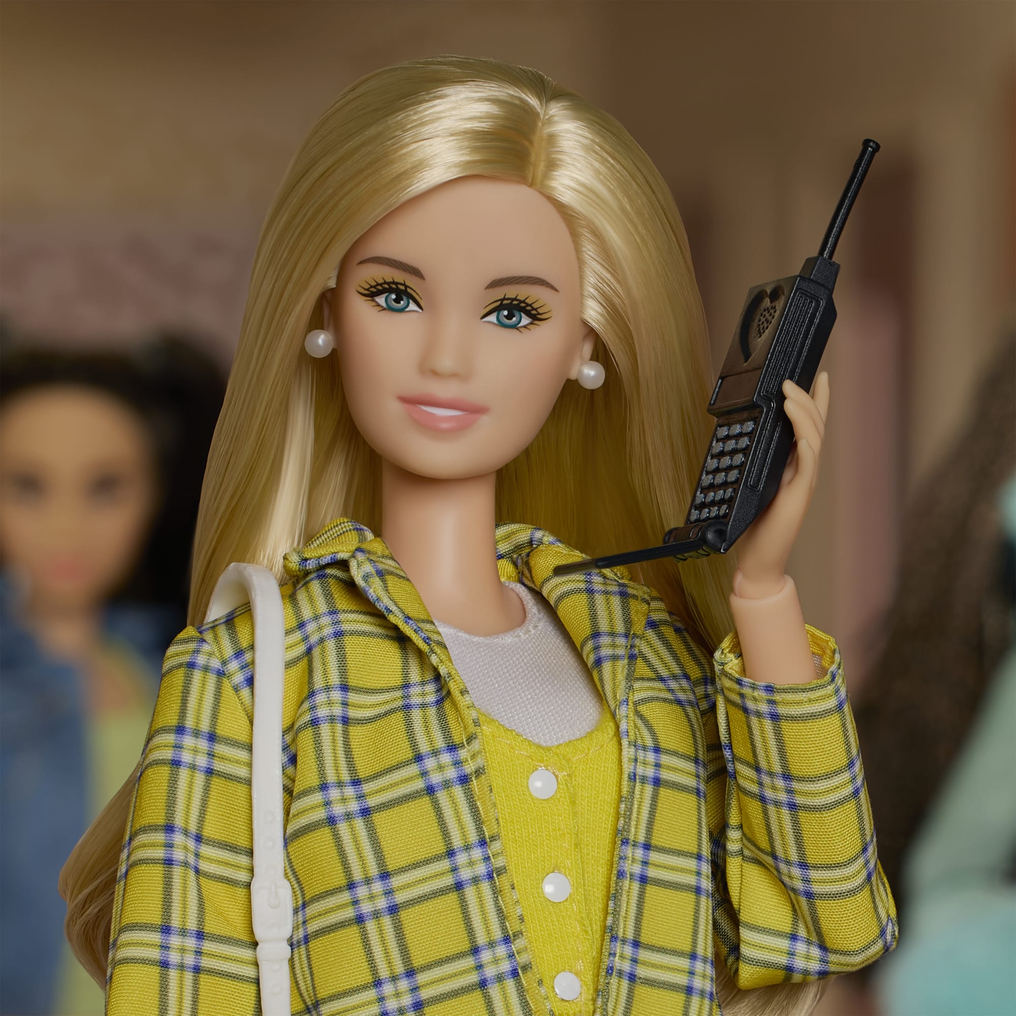 Barbie Signature Clueless Cher Collector Doll With Yellow Plaid Suit & Accessories
