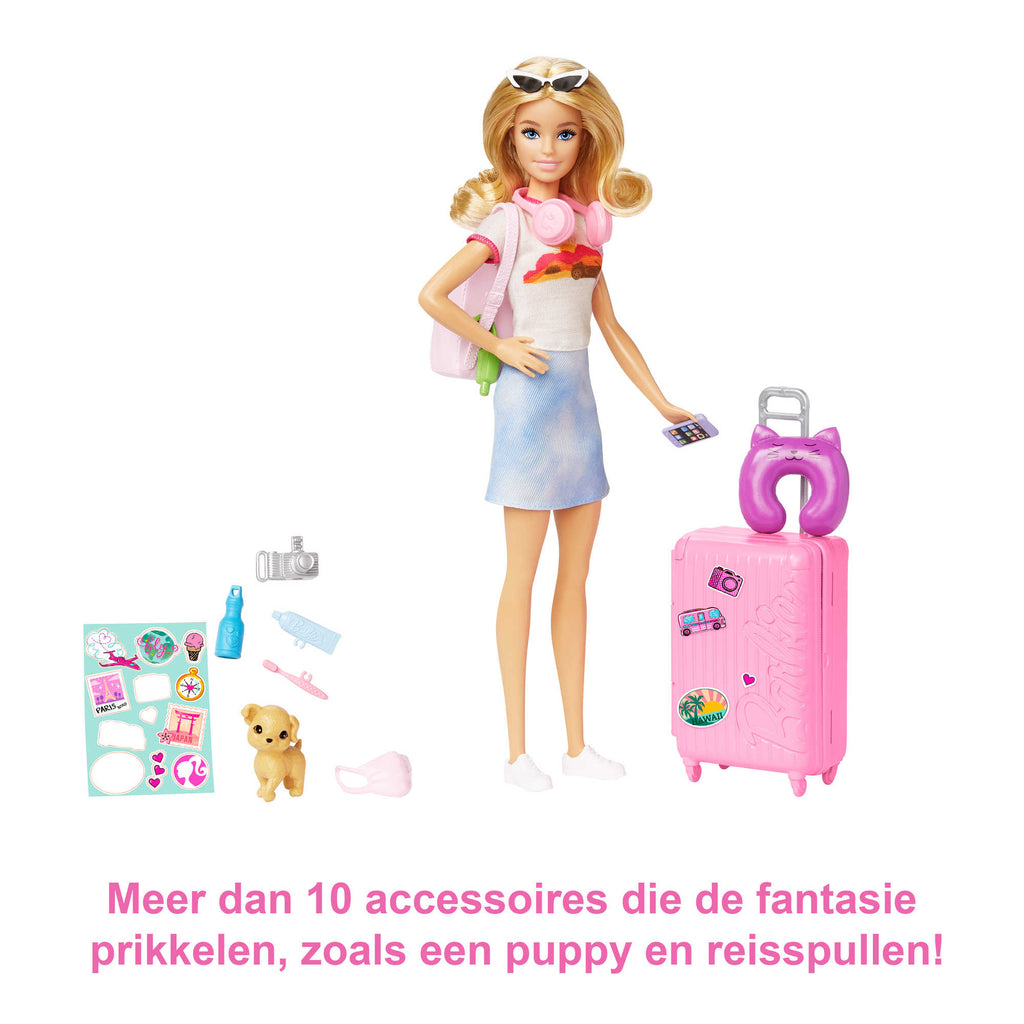 Barbie Pop En Accessoires, Reisset Met Puppy