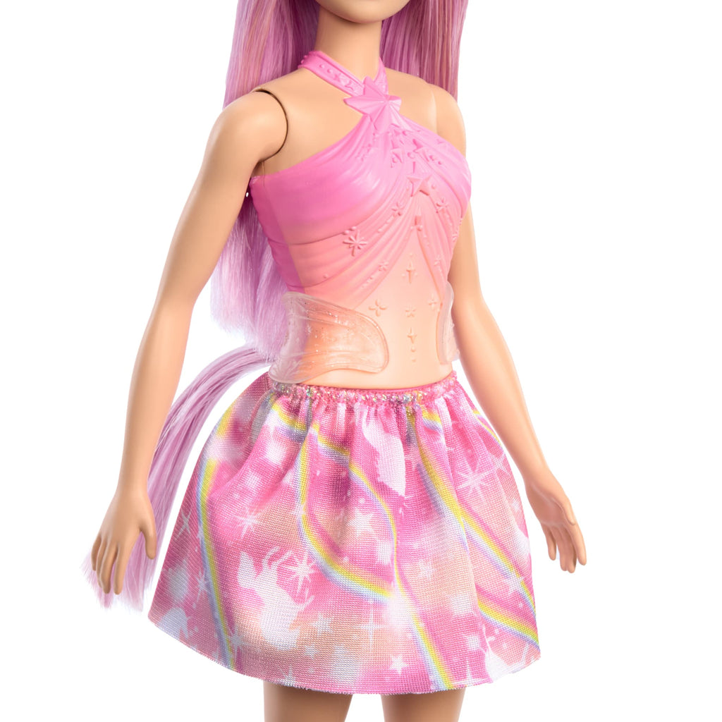 Barbie Unicornio Muñecas Con Melena De Fantasía, Vestidos En Tonos Degradados Y Accesorios Inspirados En Los Unicornios