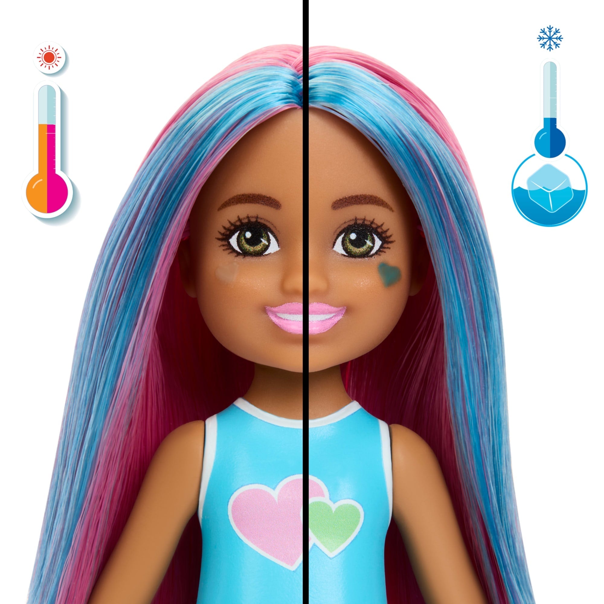 Barbie Chelsea Pop Reveal Milkshake-Reeks Pop Met Geur En Kleurverandering (Stijlen Kunnen Variëren)