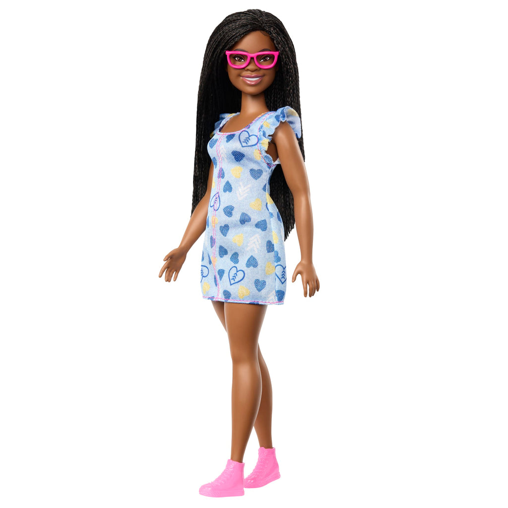 Barbie Fashionistas Puppe Nr. 229, Barbie-Puppe Mit Down-Syndrom in Herzchenkleid