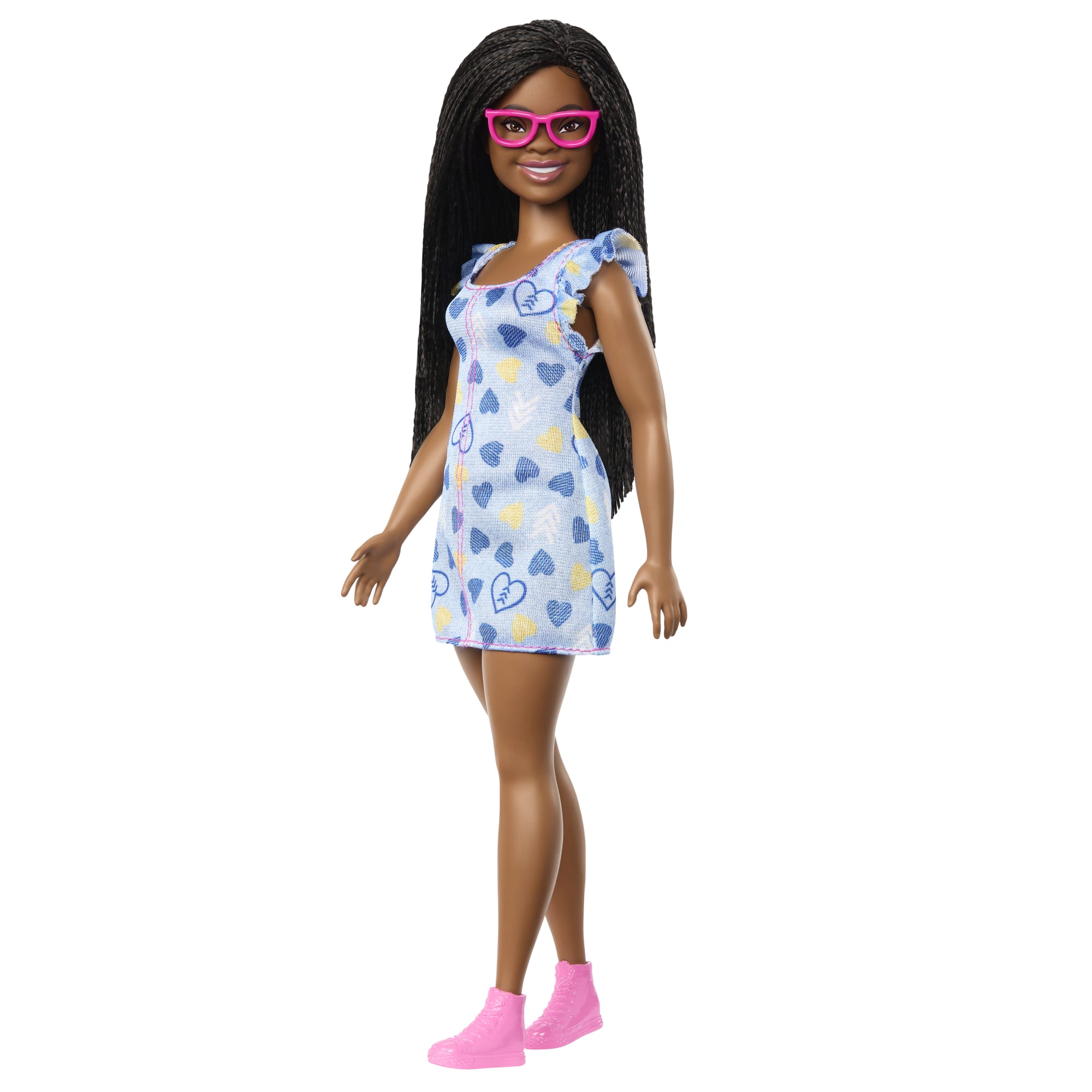 Barbie Fashionistas Puppe Nr. 229, Barbie-Puppe Mit Down-Syndrom in Herzchenkleid