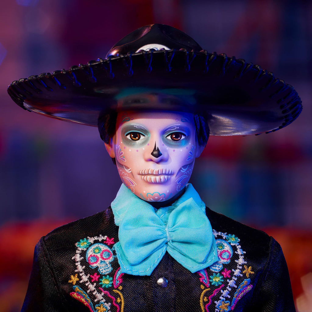 Barbie-Día De Muertos 2024-Poupée Ken Avec Costume Noir Et Chapeau