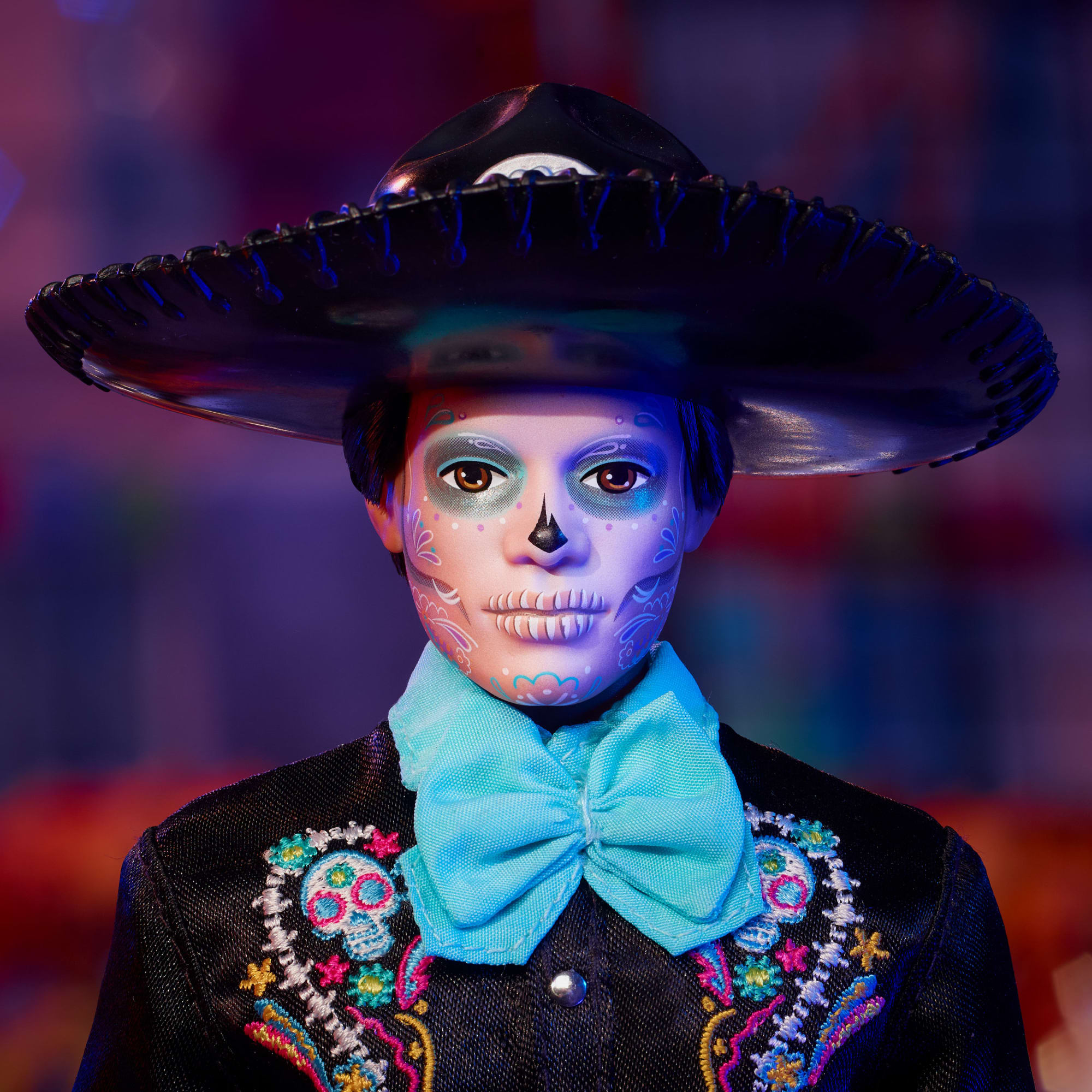 Barbie-Día De Muertos 2024-Poupée Ken Avec Costume Noir Et Chapeau