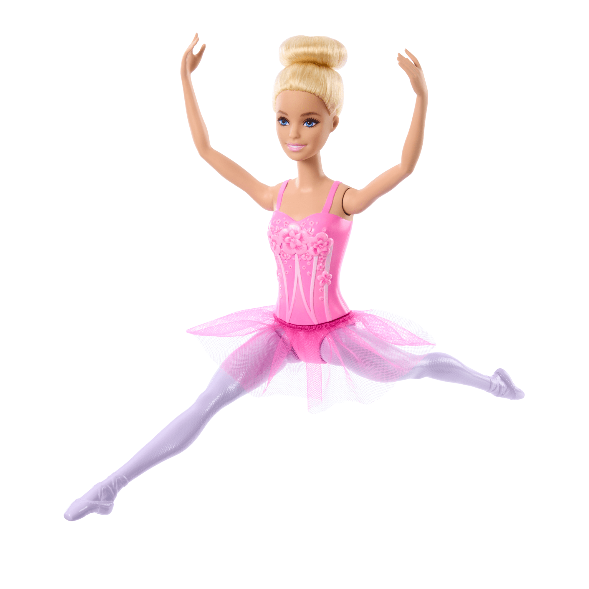 Muñeca Barbie Bailarina, Muñeca De Moda Rubia Con Tutú Morado De Quita Y Pon