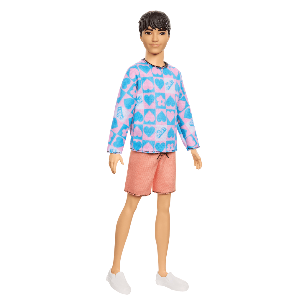 Barbie Fashionistas Ken-Puppe Nr. 219 Mit Schlankem Körper Und Abnehmbarem Outfit