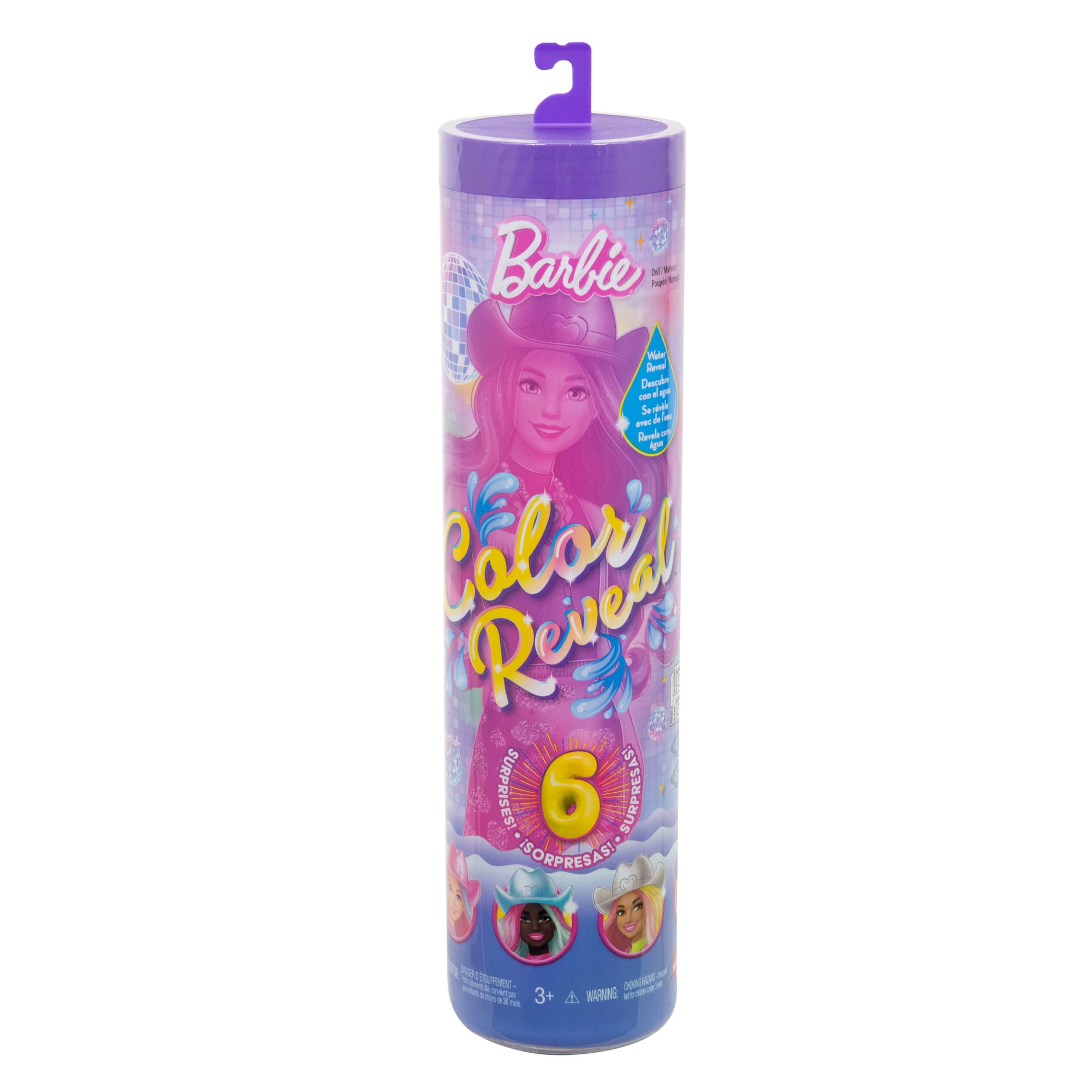 Barbie Color Reveal Disco Star Series Fashion Doll & Accessories With 6 Surprises