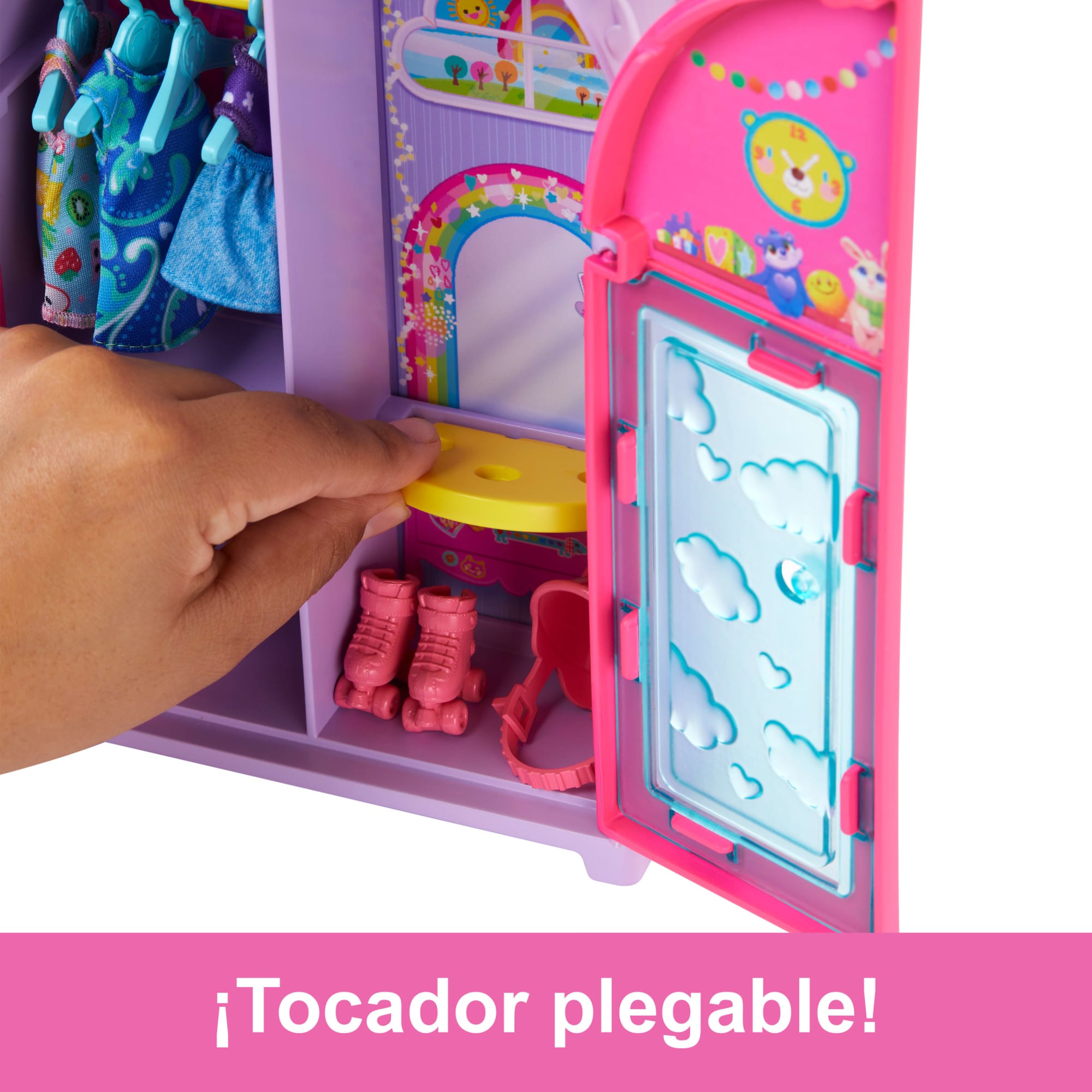 Conjunto De Juego De Muñeca Chelsea Y Armario De Barbie Con Ropa Y Accesorios