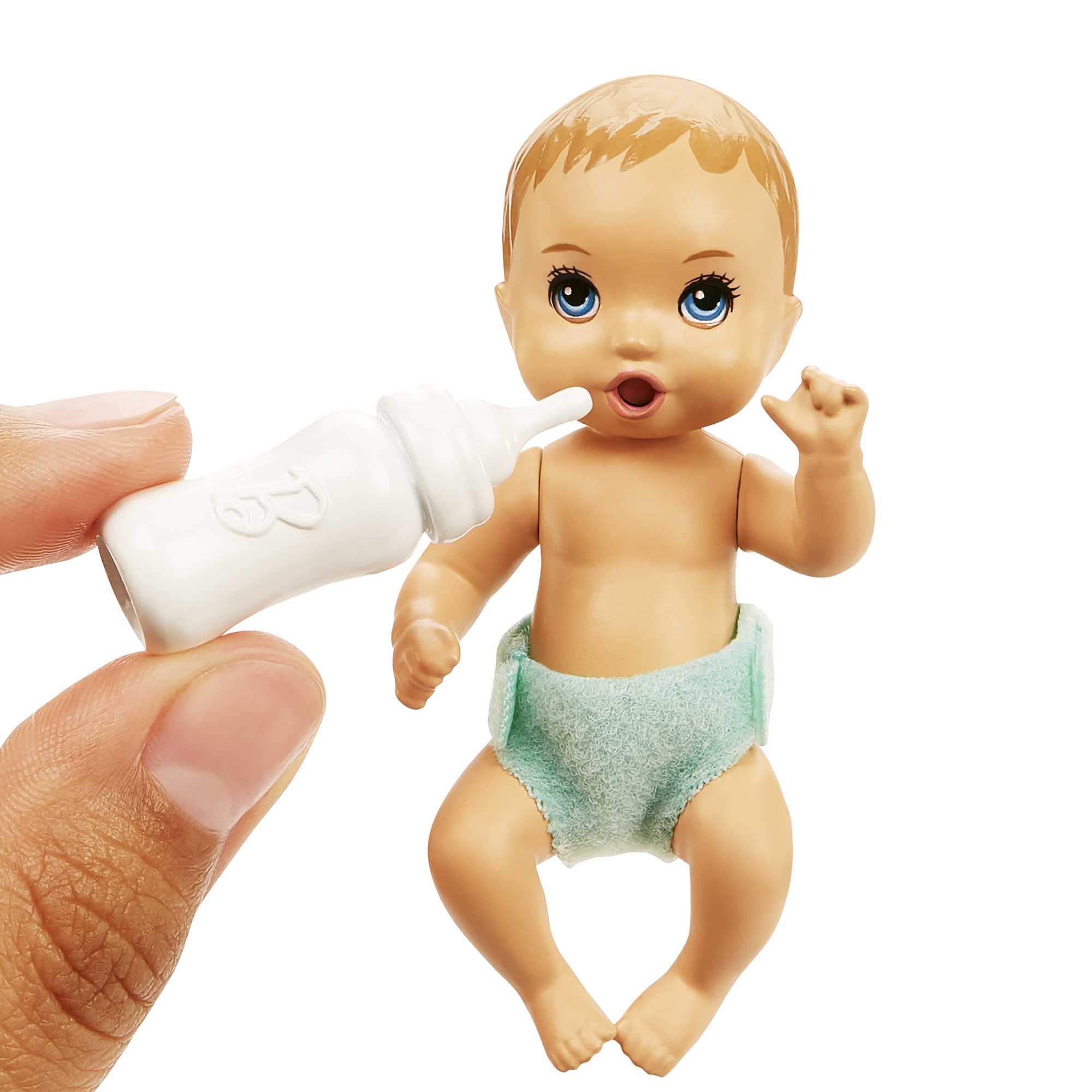 Barbie Skipper Babysitters Playset With Skipper Doll, Baby Doll With Sleepy Eyes, Crib And Accessories