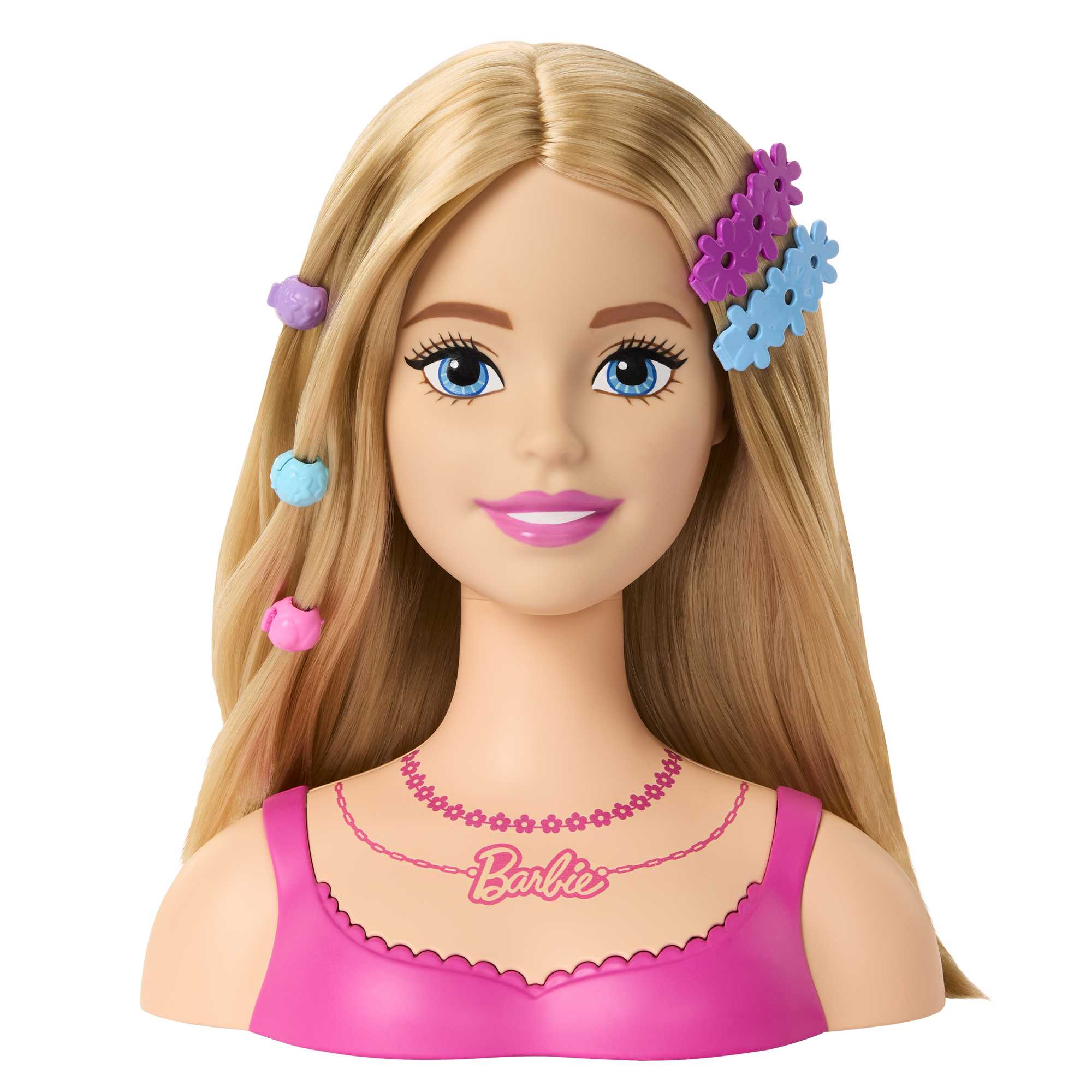 Barbie-Tête À Coiffer Et Accessoires, Chevelure Blonde Et Accessoires