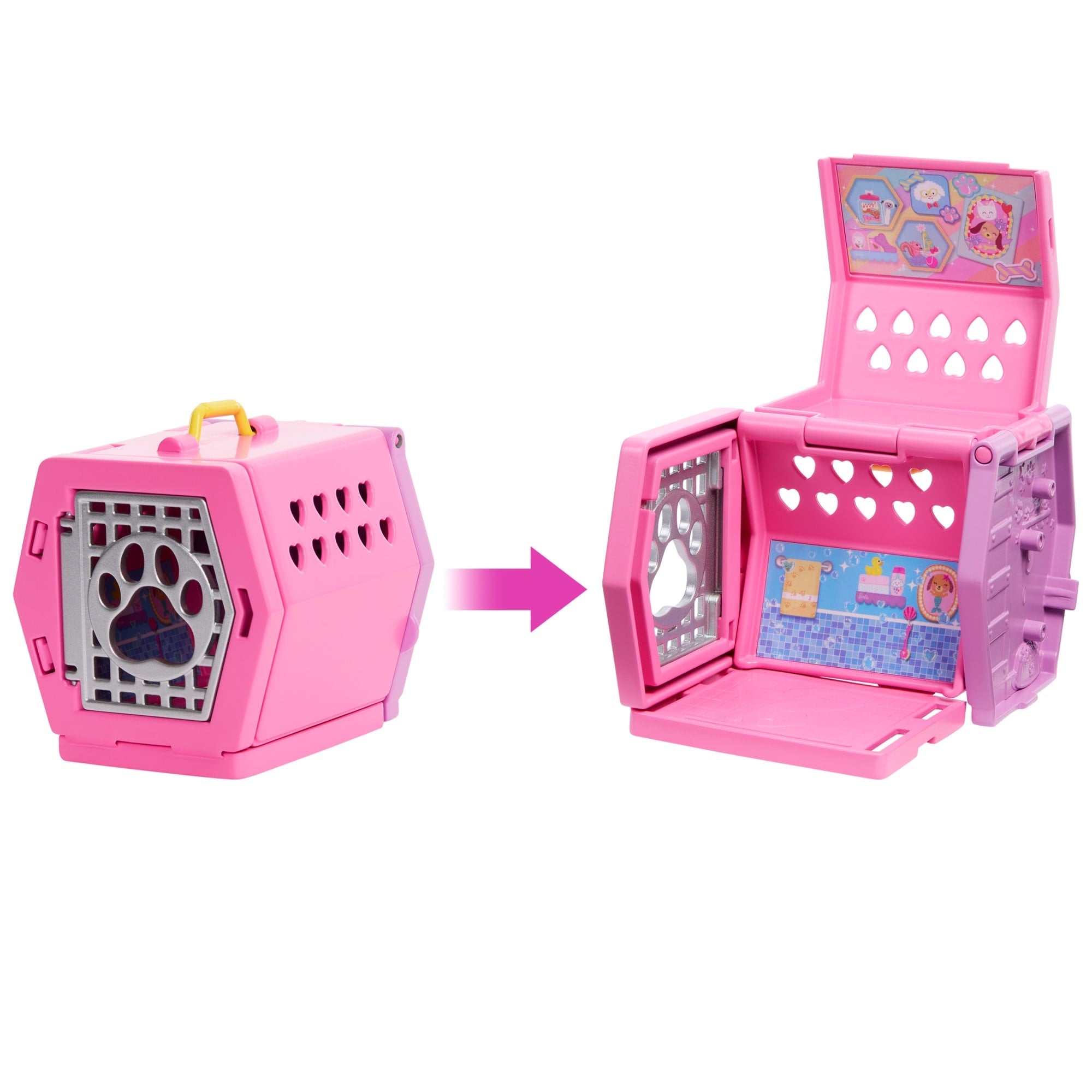 Conjunto De Mochila Para Cachorritos De Chelsea De Barbie Con Muñeca Pequeña Y Transportín Para Perros Con Accesorios Para Cachorritos